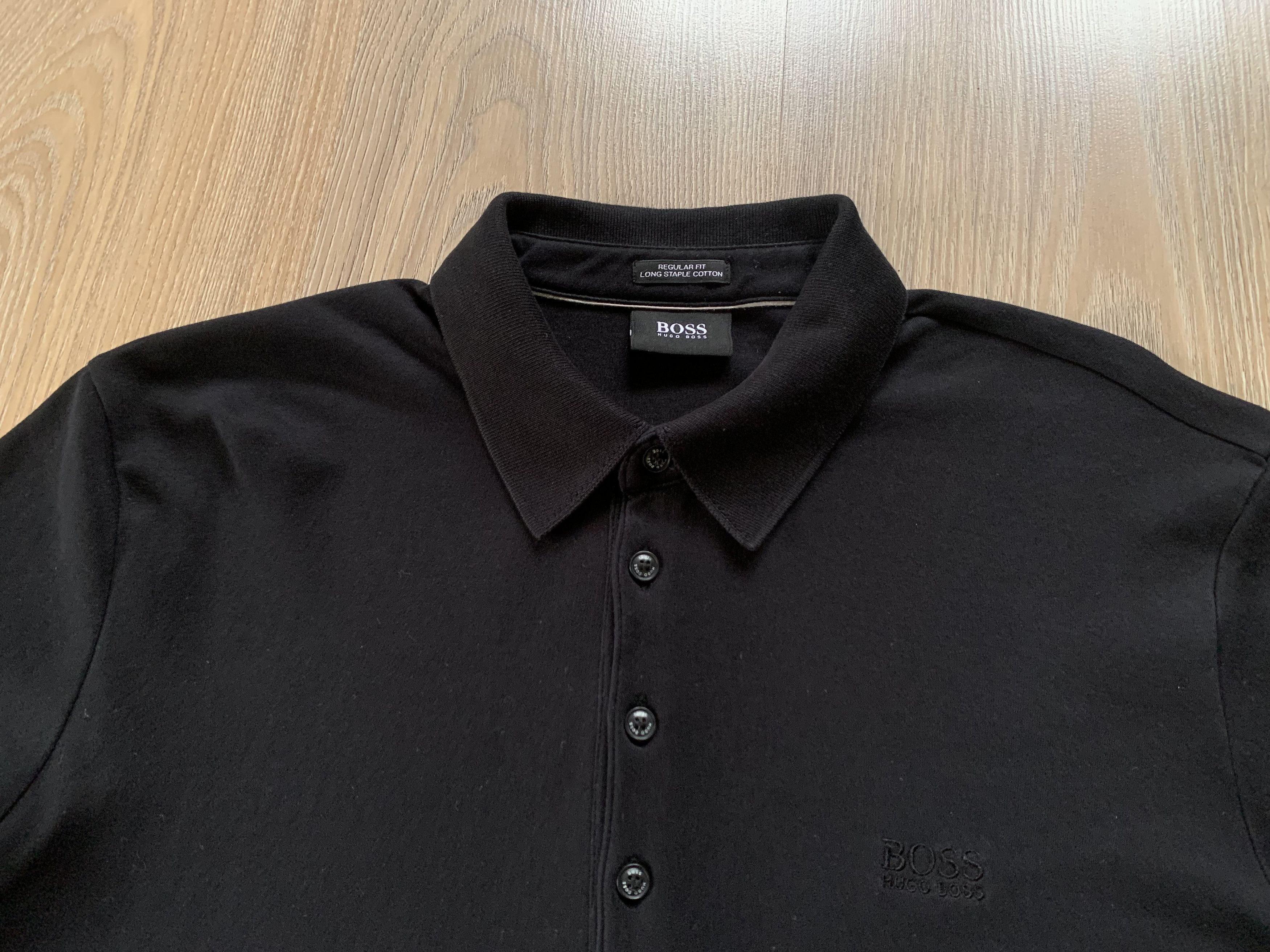 Hugo Boss Hugo Boss Long Staple Cotton Men's Long-Sleeved Polo Shirt Size US L / EU 52-54 / 3 - 5 Thumbnail