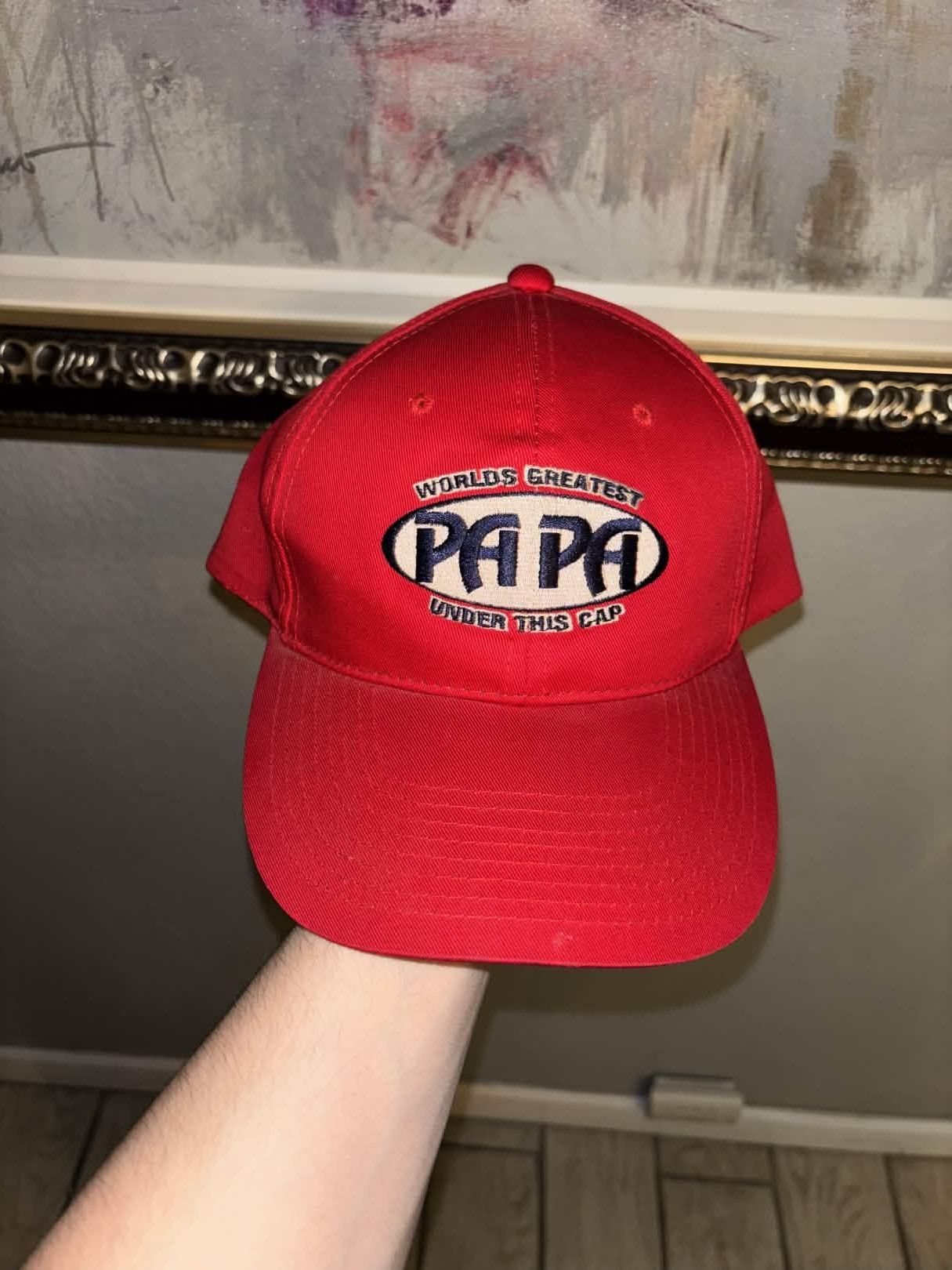 Vintage Y2K Worlds Greatest Papa Hat Size ONE SIZE - 1 Thumbnail