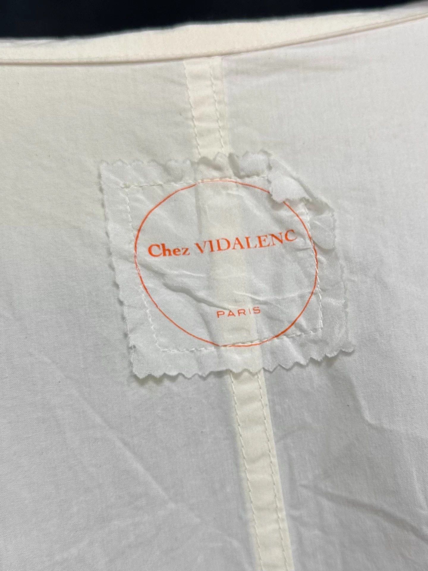 Other Chez VIDALENC milky white paper-cotton oversize coat Size US M / EU 48-50 / 2 - 6 Thumbnail