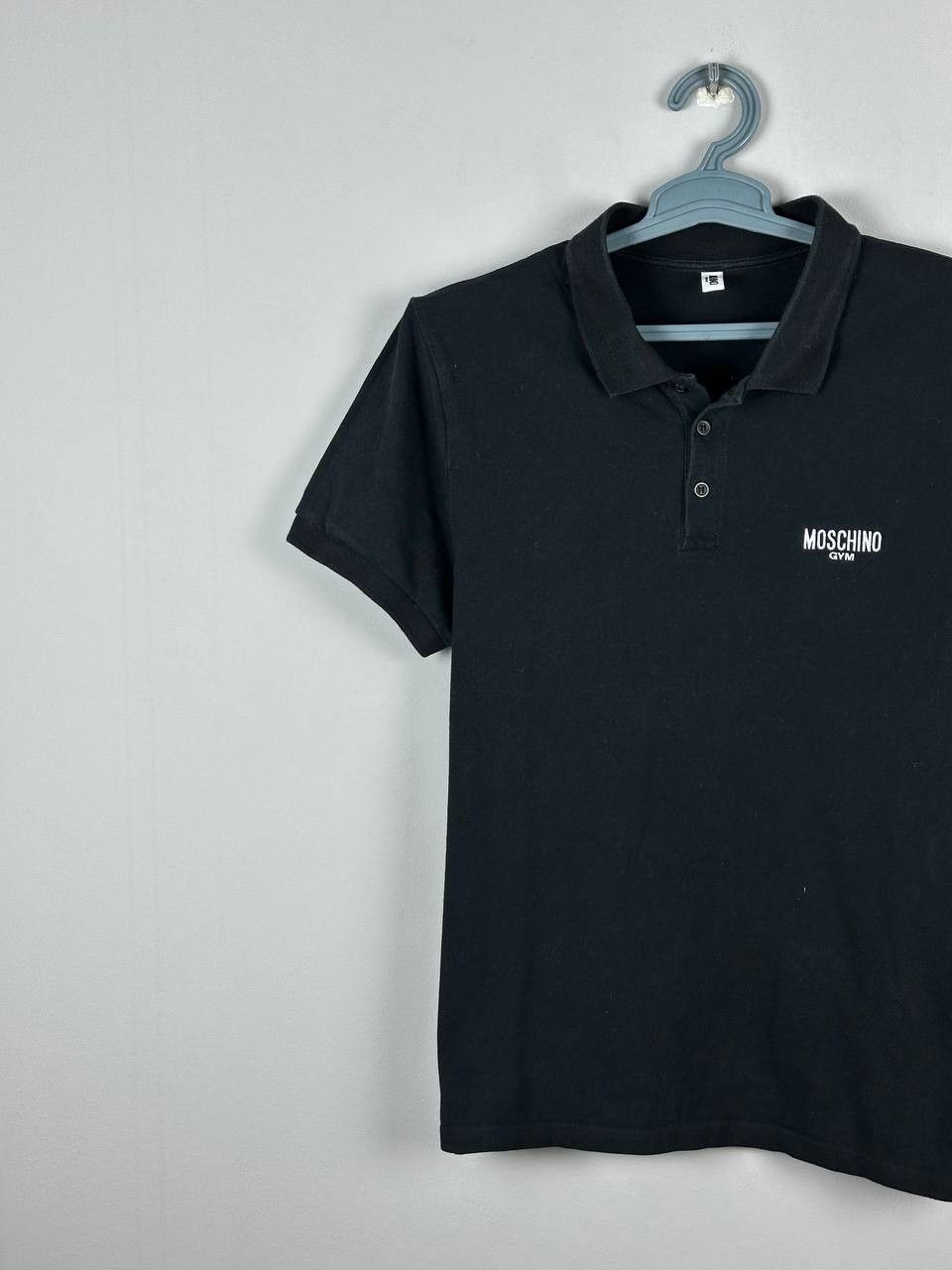Moschino Vintage Moschino Logo Black Polo T Shirt Size US M / EU 48-50 / 2 - 3 Thumbnail