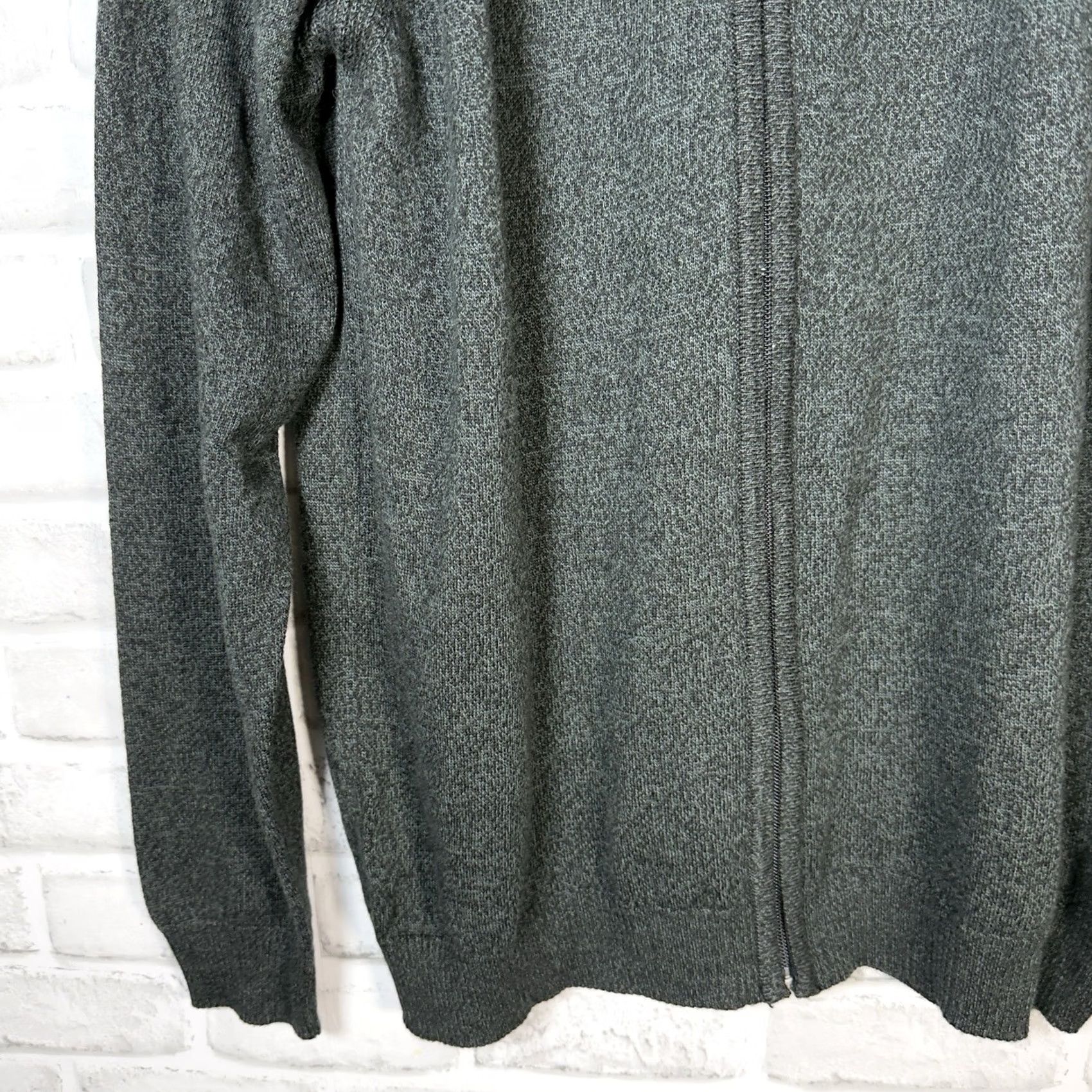 Vintage Westerville Gray Merino Wool Blend Full Zip Cardigan Sweater Mens Size L Size US L / EU 52-54 / 3 - 3 Thumbnail