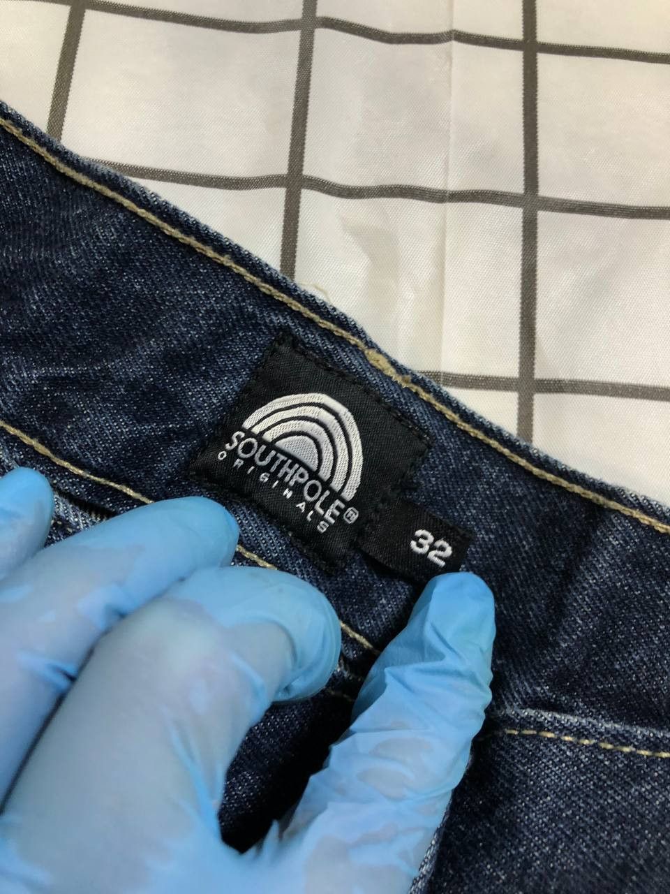 Southpole Y2K Southpole Big Logo navy blue denim pants size 30 Size US 32 / EU 48 - 16 Thumbnail