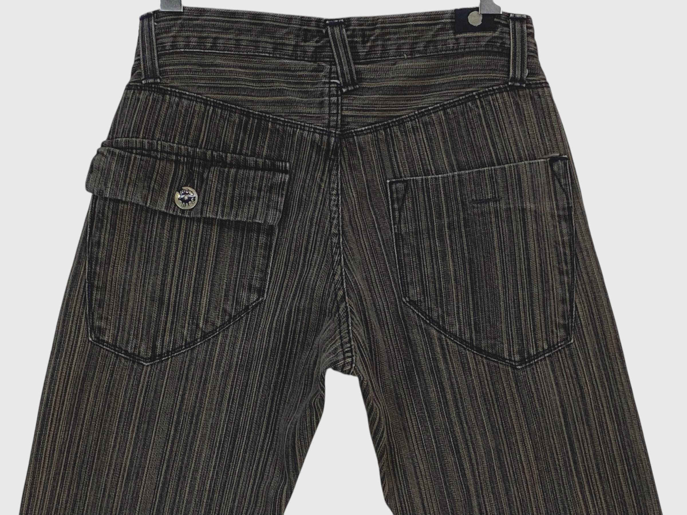 Japanese Brand Blueway Jeans Stripes Hickory Jeans Size US 28 / EU 44 - 5 Thumbnail