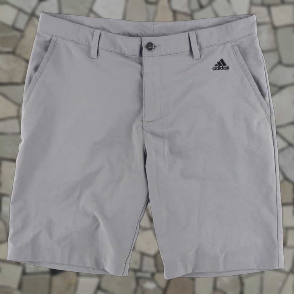 Adidas Adidas Polyester Microfiber Golf Shorts Gray Men's 34 Size US 34 / EU 50 - 1 Thumbnail