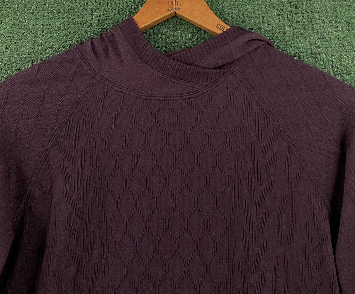 Lululemon Lululemon Rest Less Textured Purple Hooded Shirt Women's 8 Size M / US 6-8 / IT 42-44 - 2 Thumbnail