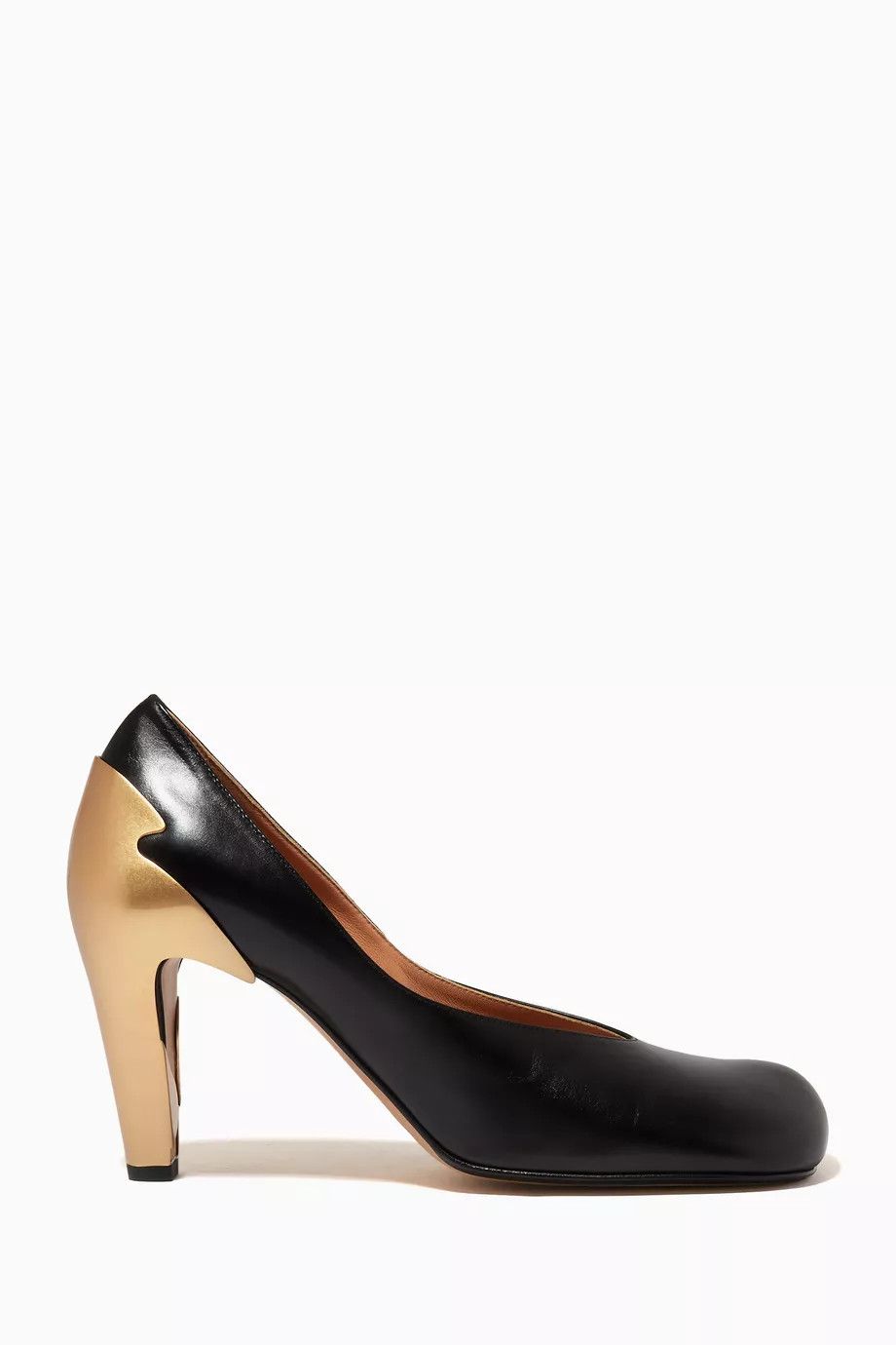 Bottega Veneta o1y0725 Pumps in Black/Gold Size US 8 / IT 38 - 1 Thumbnail