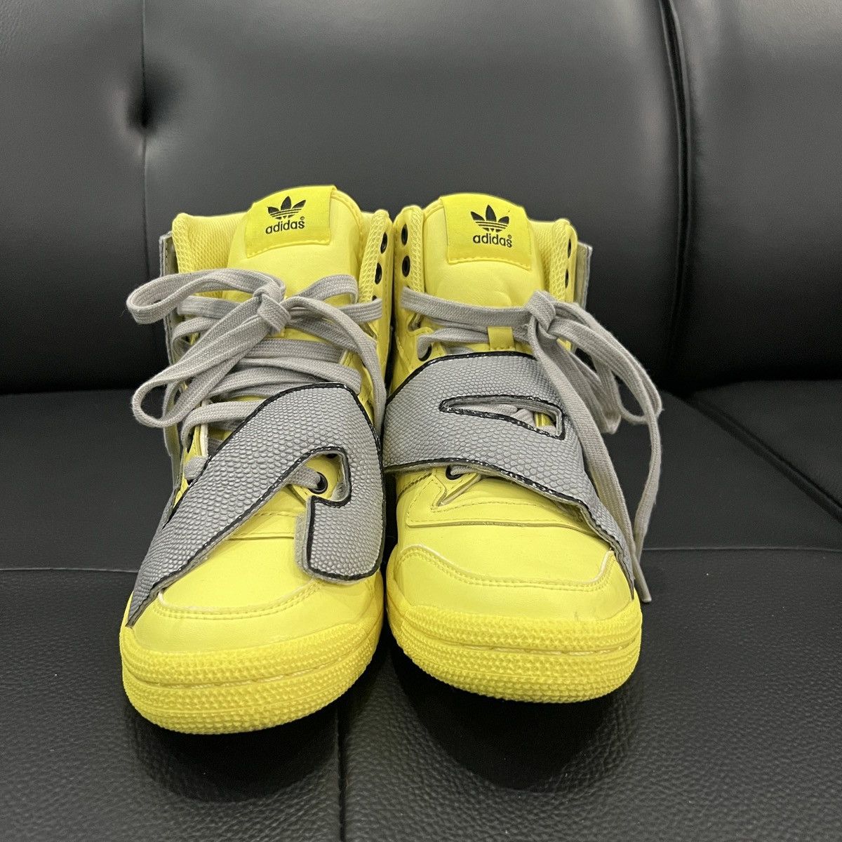 Jeremy Scott Adidas by Jeremy Scott 3M Reflective Logo Strap Sneakers Size US 6 / IT 36 - 7 Thumbnail
