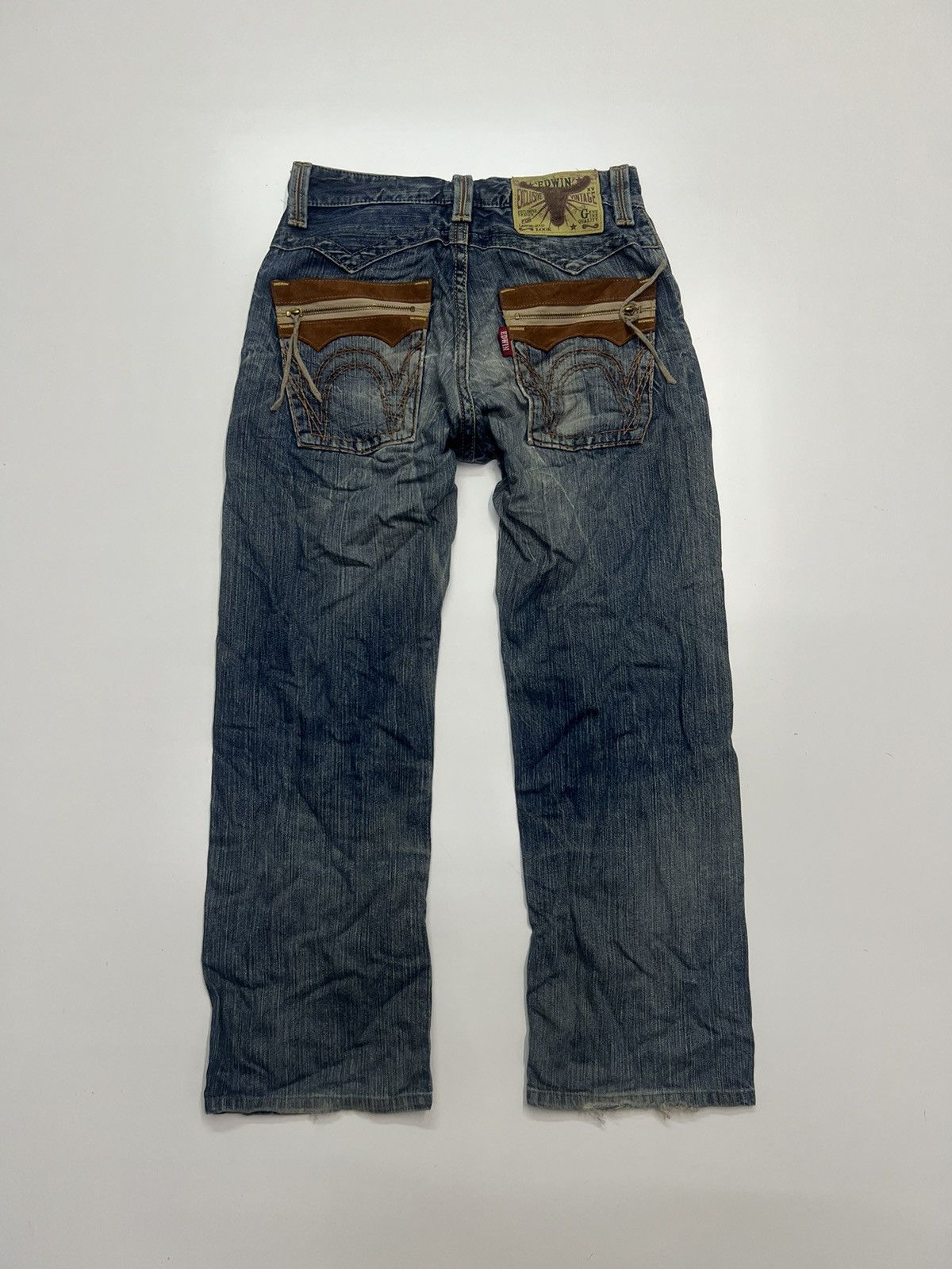 Edwin Vintage Edwin Distress Denim Jeans Size 31 Size US 31 - 8 Thumbnail