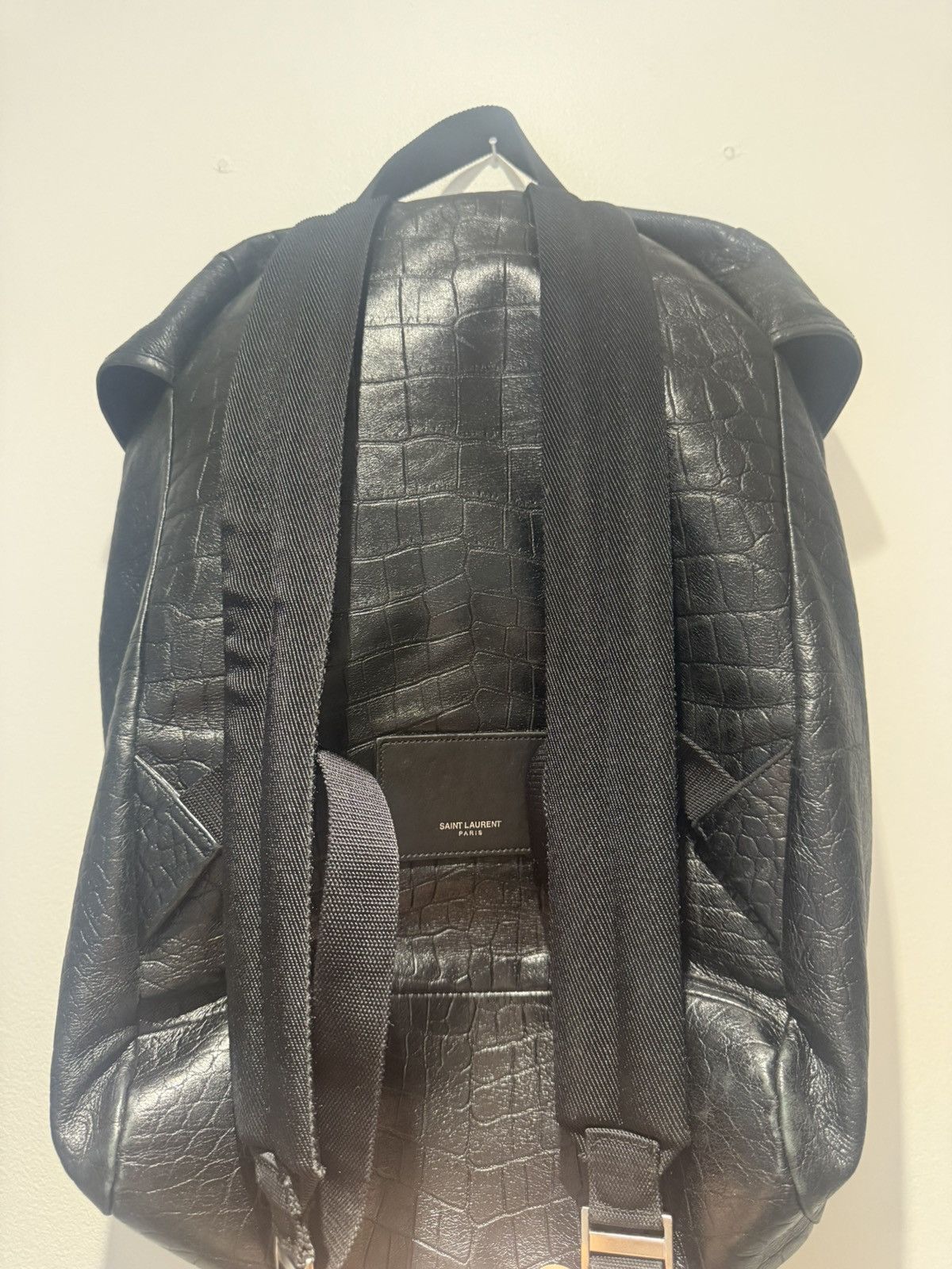 Saint Laurent Paris Saint laurent Backpack Leather Rare Size ONE SIZE - 10 Thumbnail