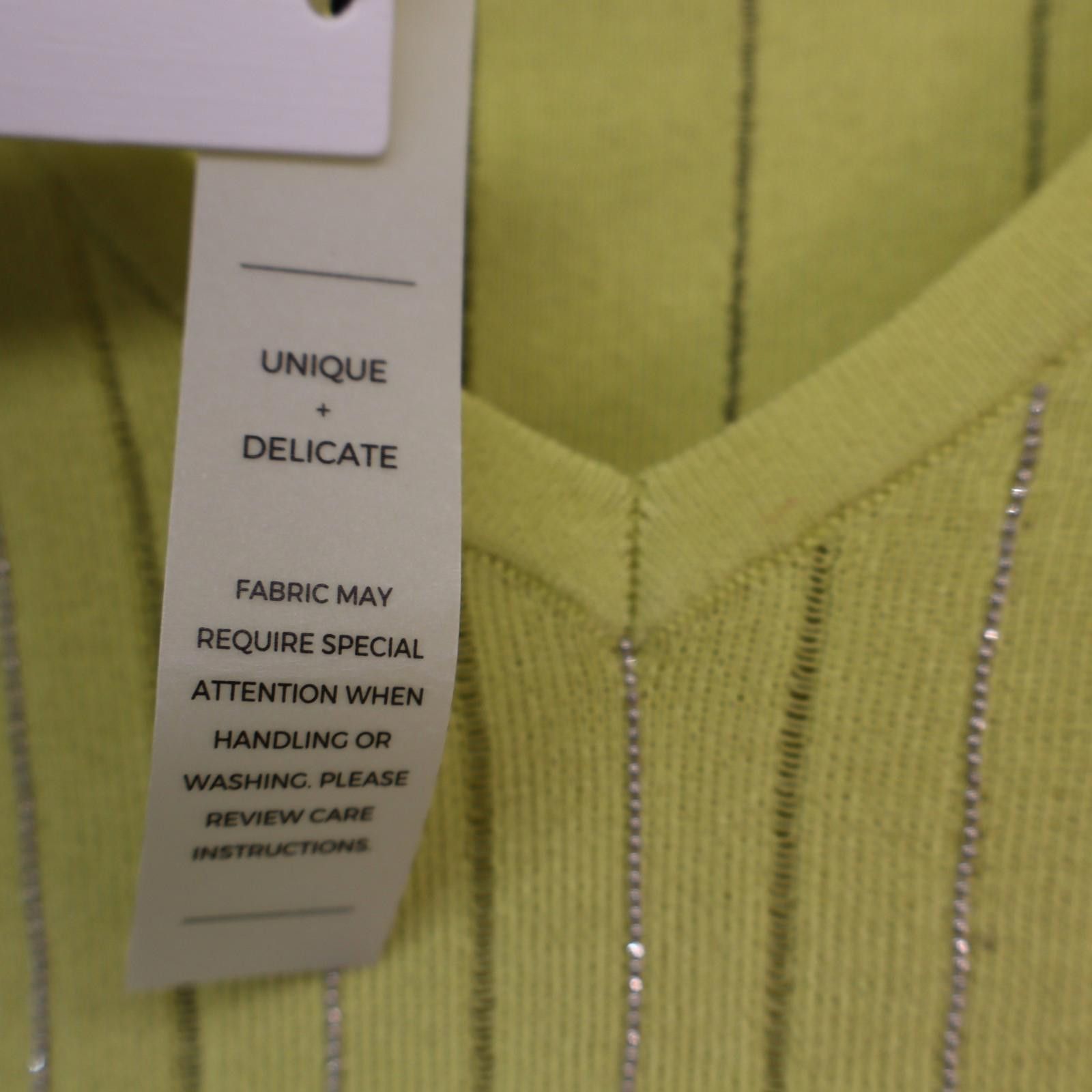 Chicos Chicos Womens Sz 0 Top New gorgeous Green with Rhinestones Size XS / US 0-2 / IT 36-38 - 4 Thumbnail