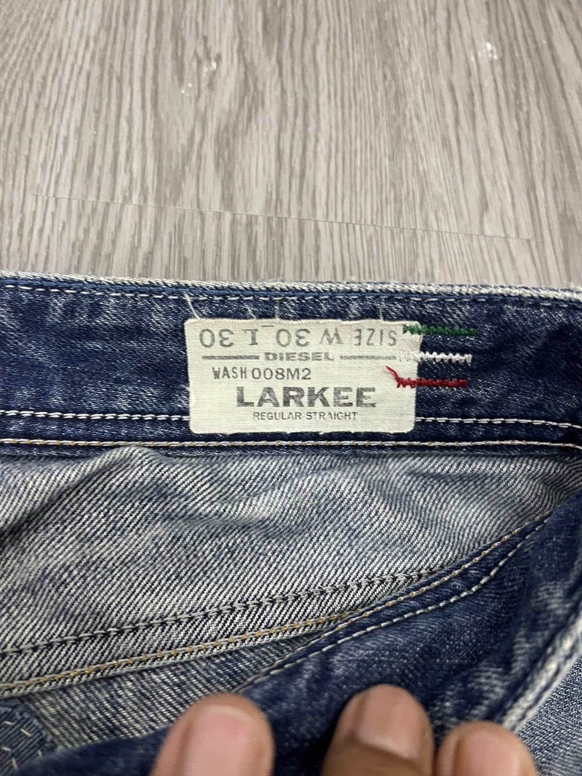 Diesel Diesel Larkee Regular Stright Denim Size US 30 / EU 46 - 4 Thumbnail