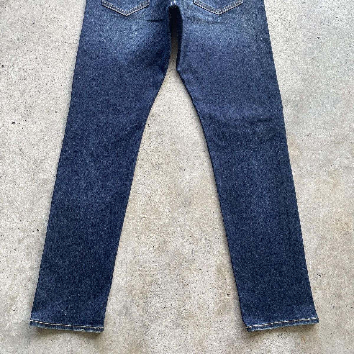 Japanese Brand × Jean W31 Vintage Japanese Dark Blue Distressed Jeans Denim Pants Size US 31 - 9 Thumbnail