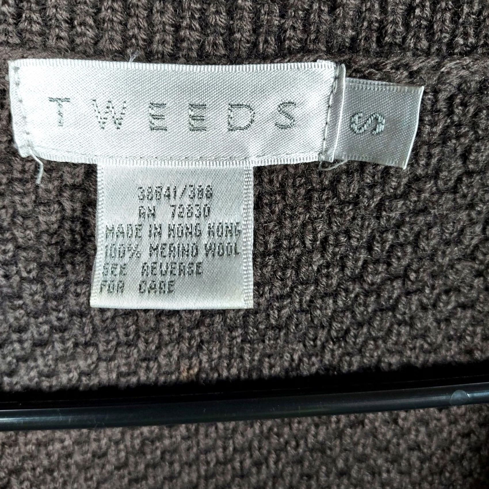 Vintage Tweeds Merino Wool Cardigan Blazer Size S Brown Button Front Jacket Women Regular Cardigan Tweed Solid Long Sleeve Winter Fall Size S / US 4 / IT 40 - 4 Thumbnail