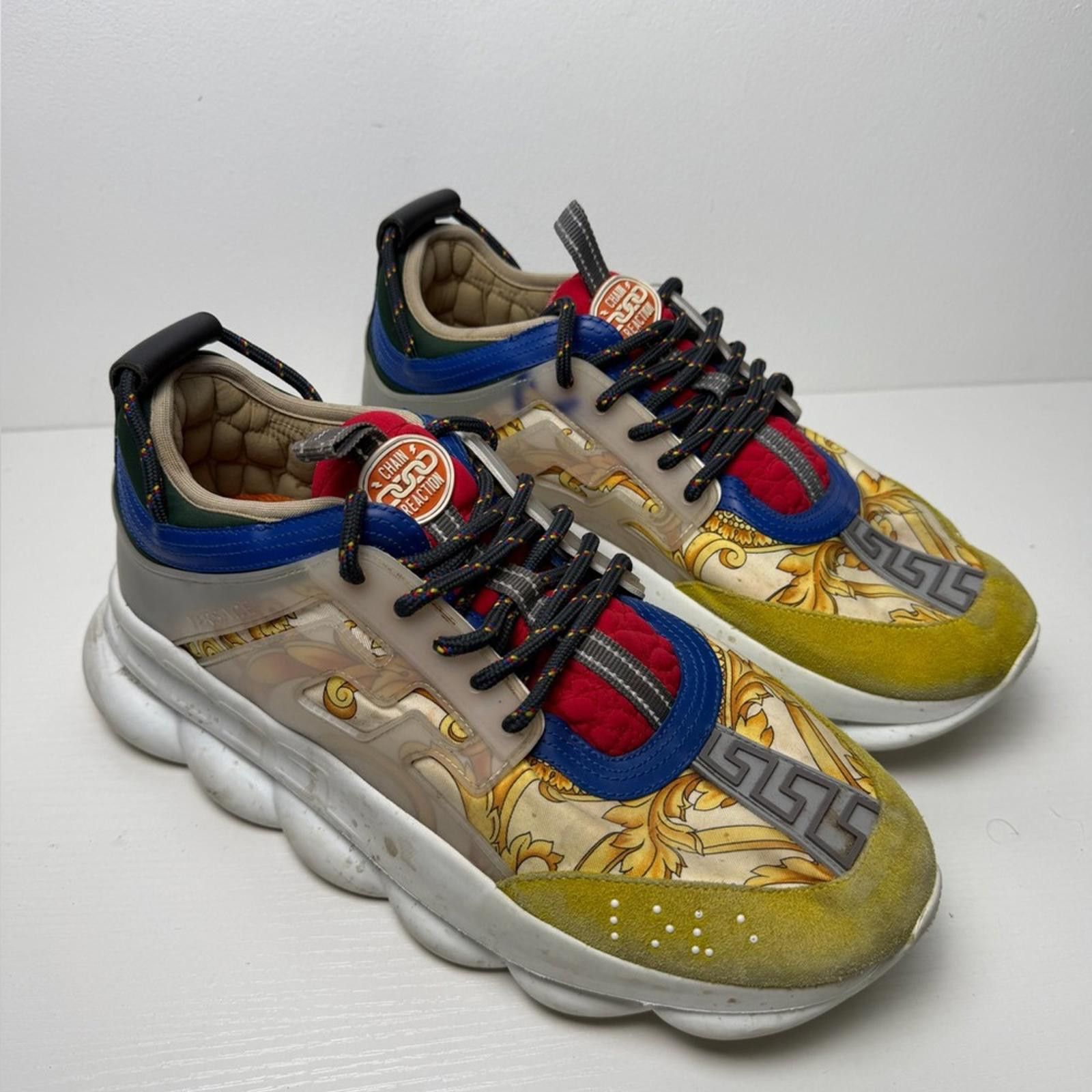 Versace Versace Chain Reaction Sneakers Men’s SZ 43.5 US 10.5 Size US 10.5 / EU 43-44 - 1 Thumbnail
