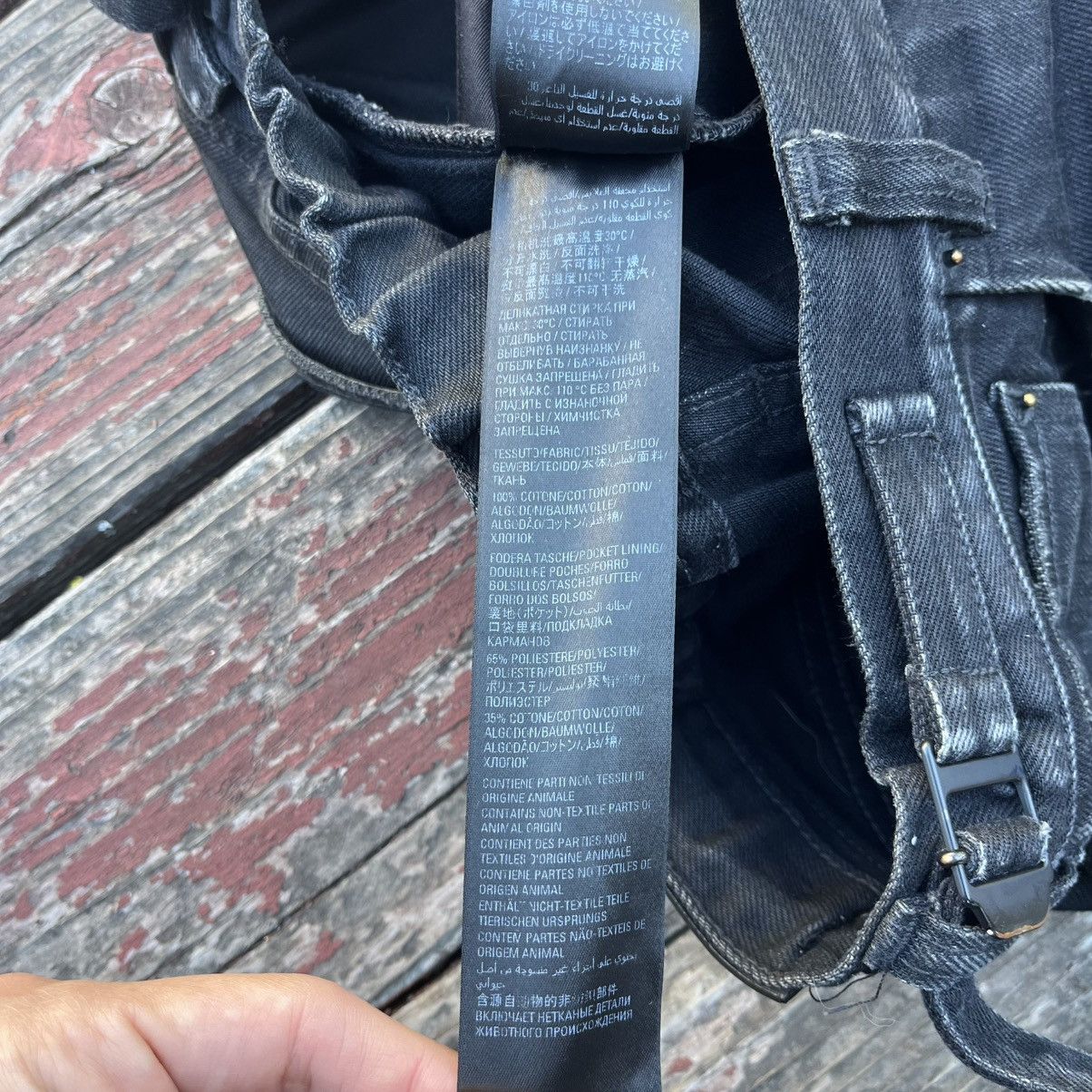 Balenciaga Balenciaga Black Baggy Ripped Skater Distressed Denim Jeans Size US 30 / EU 46 - 9 Thumbnail