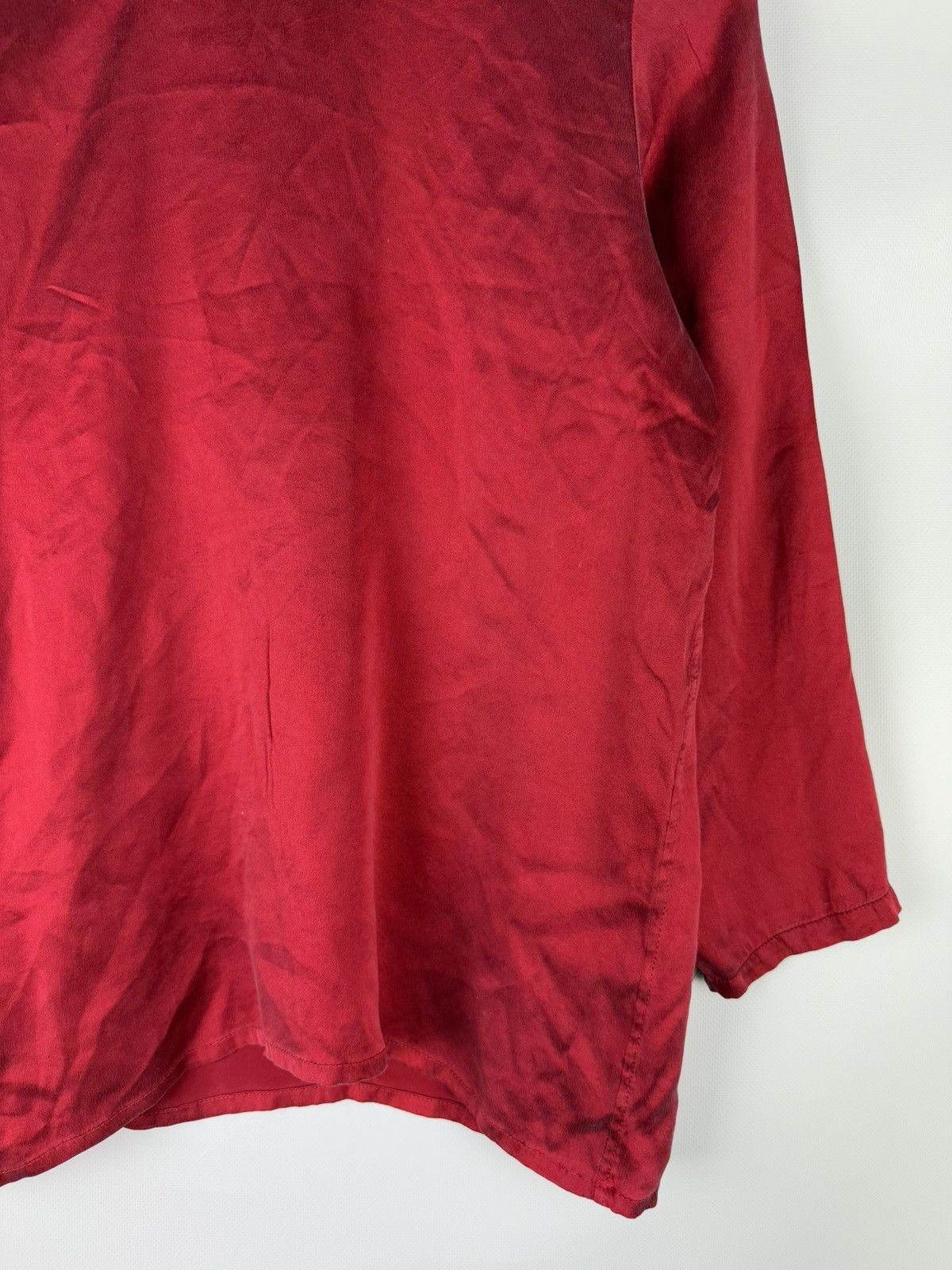 Vintage × Yves Saint Laurent Yves Saint Laurent Rive Gauche Vintage Silk Tunic Blouse Size XS / US 0-2 / IT 36-38 - 6 Thumbnail
