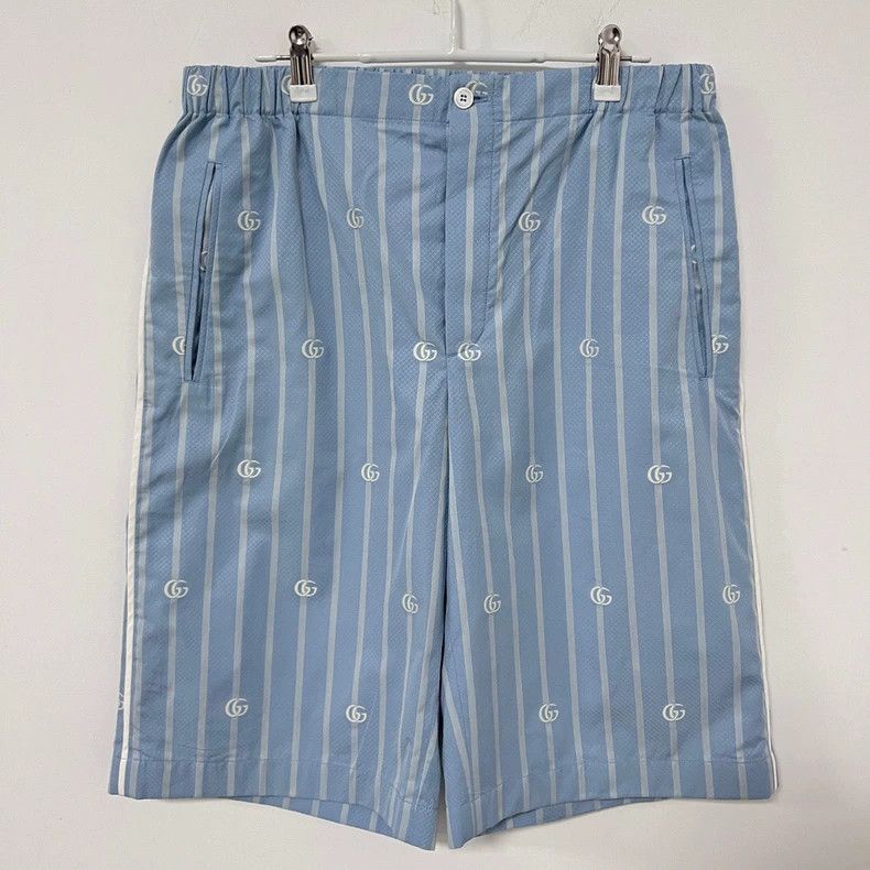 Gucci Gucci Striped logo shorts 2505-Nextarrow Size US 32 / EU 48 - 1 Thumbnail