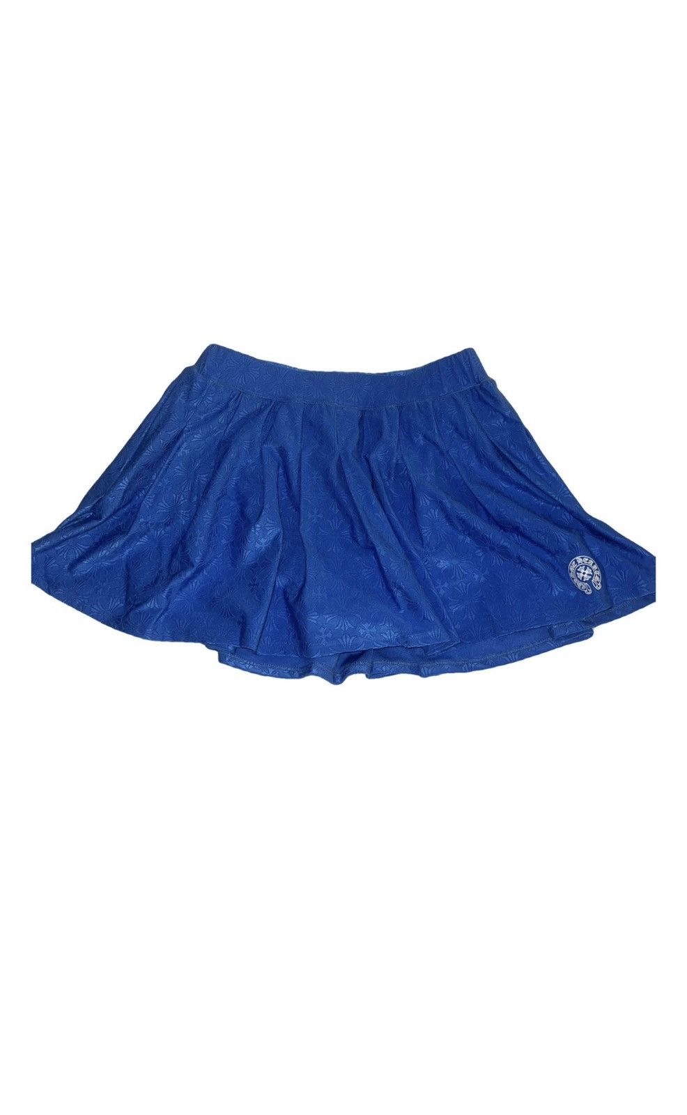 image of Chrome Hearts Tennis Skirt in Blue, Women's (Size 26)