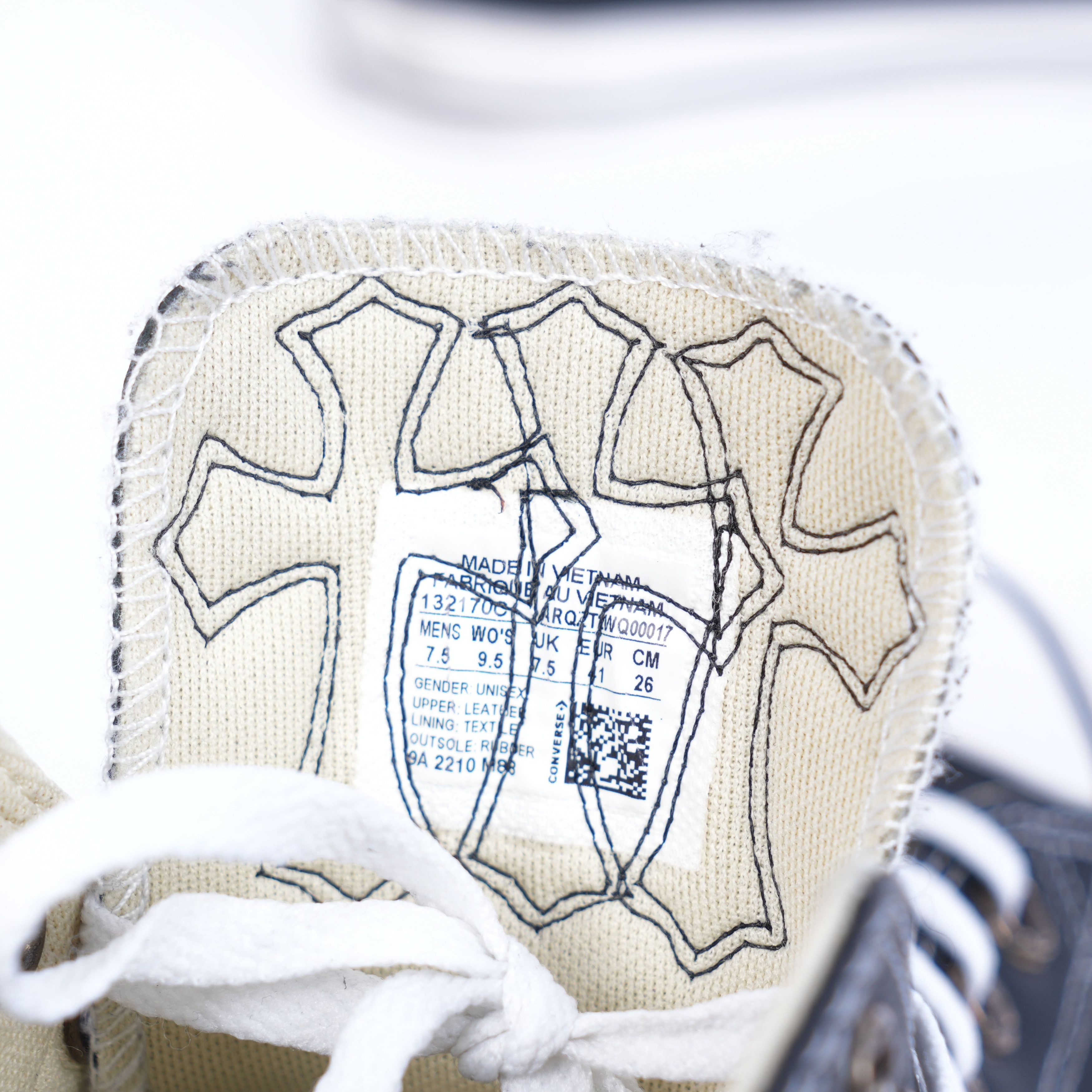 Chrome Hearts Chrome Hearts BLACK PATCH CONVERSE Size US 7.5 / EU 40-41 - 6 Thumbnail