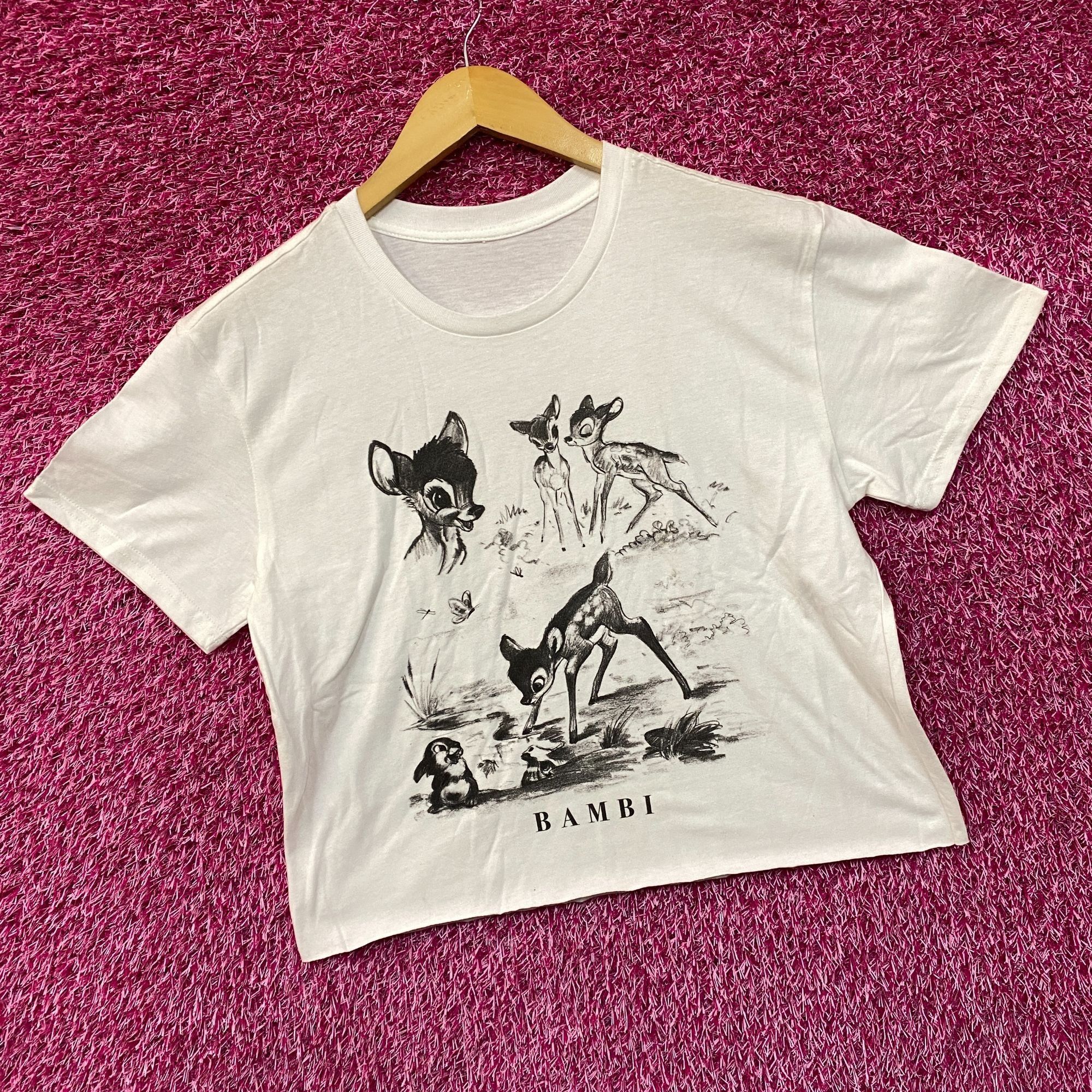 Disney Disney Bambi and Friends Faline and Thumper Sketch Crop Top Size S / US 4 / IT 40 - 3 Thumbnail