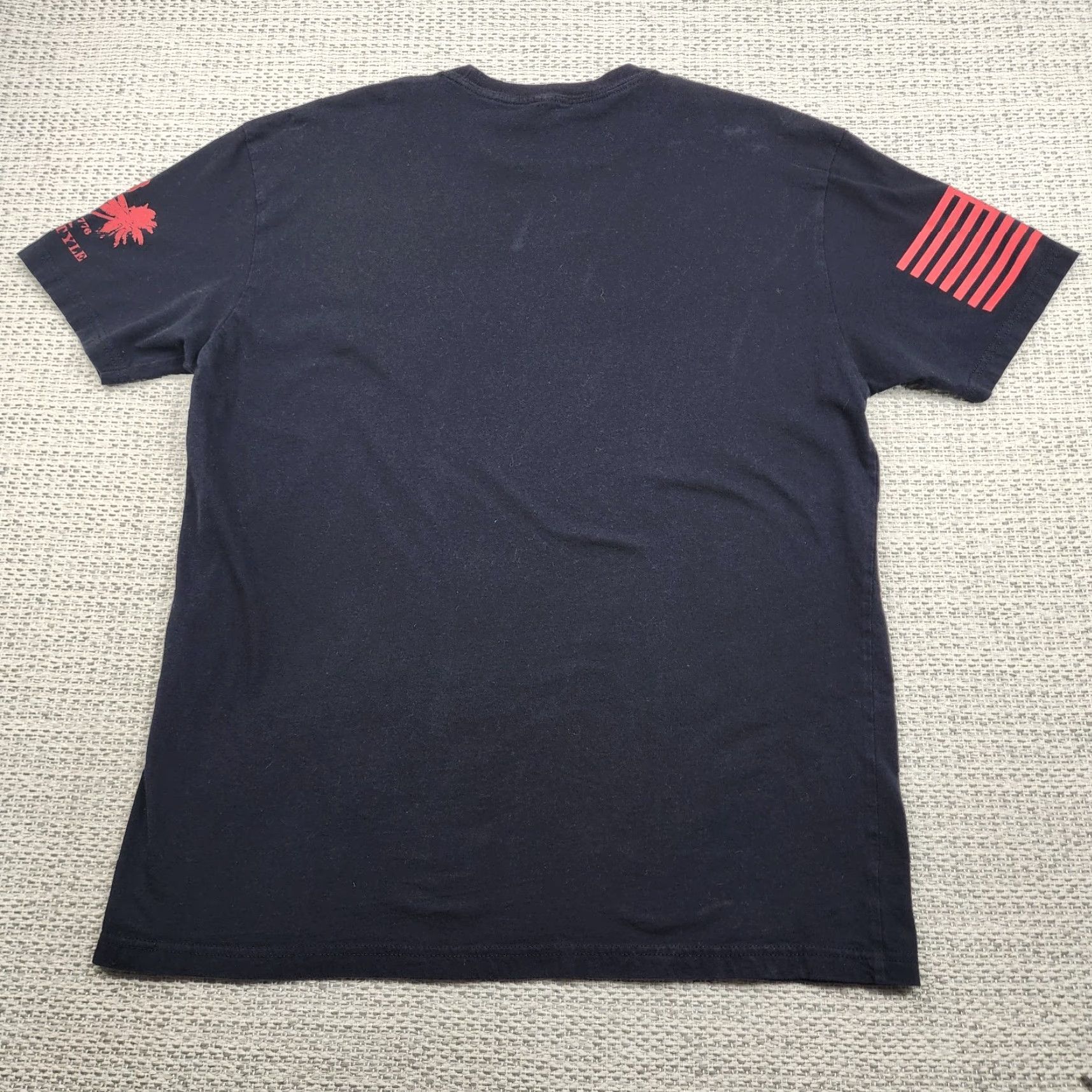 Vintage Grunt Style Shirt Mens Large Black Patriotic Military Size US L / EU 52-54 / 3 - 7 Thumbnail