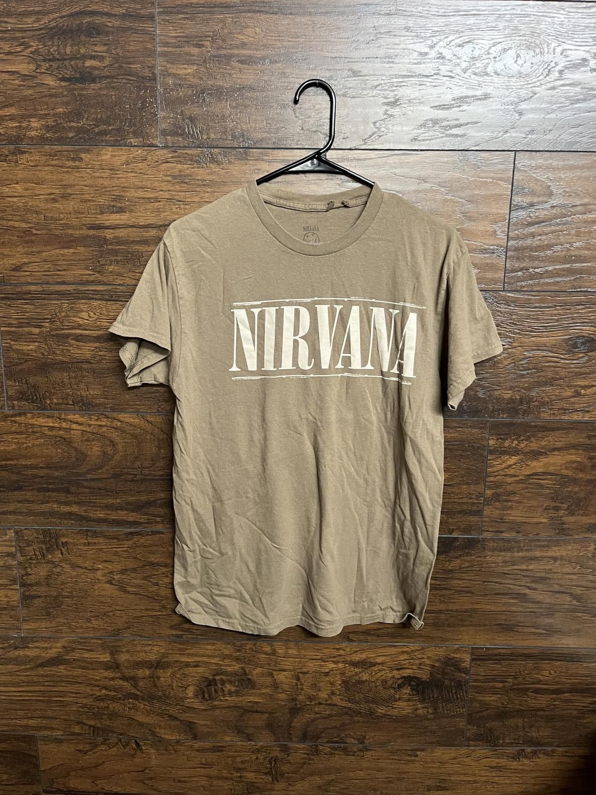 Designer Nirvana Sand Smiley T-shirt - 2 Sided Nirvana Shirt - Medium Size US M / EU 48-50 / 2 - 1 Thumbnail