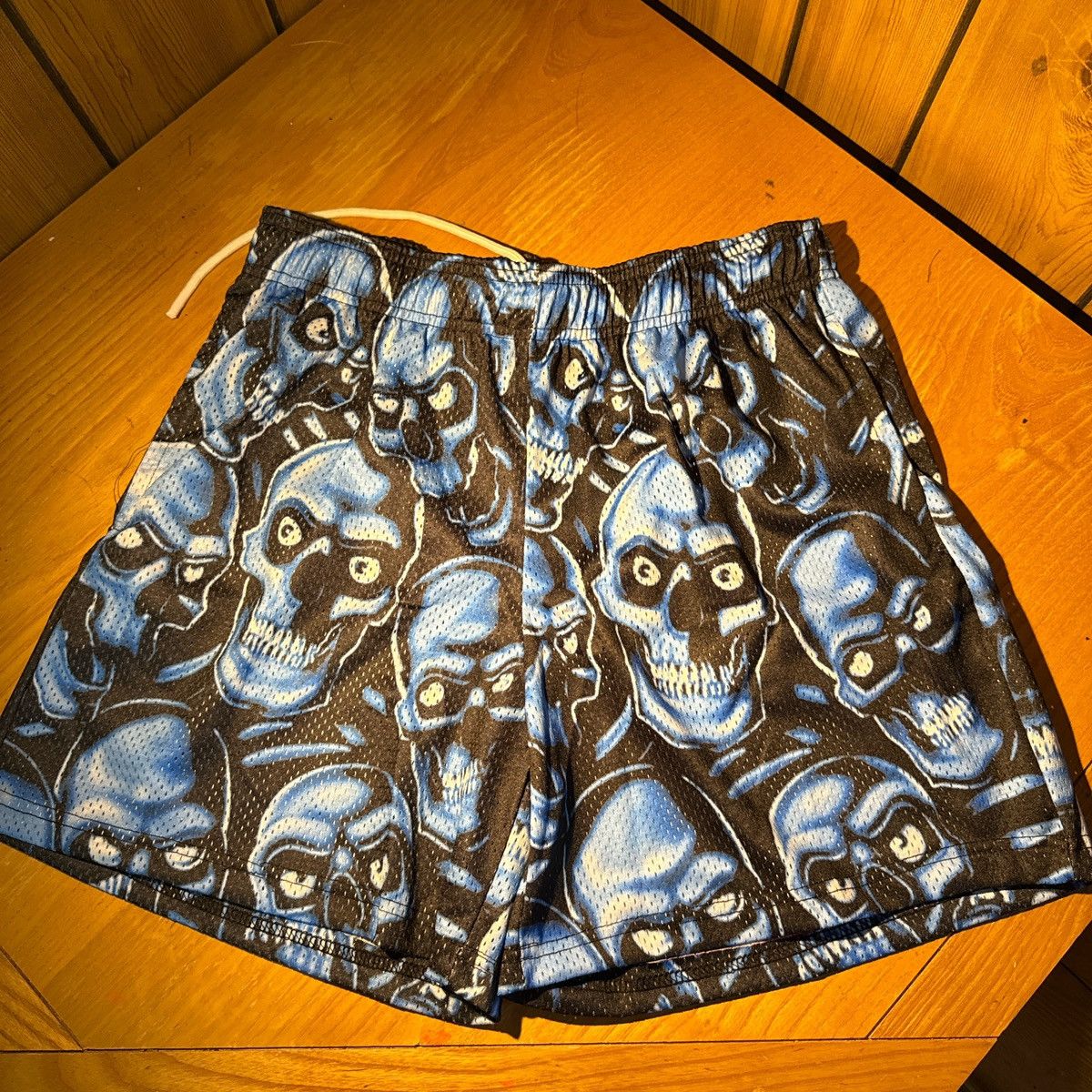Bravest Studios Bravest studio blue skull shorts (M) Size US 30 / EU 46 - 1 Thumbnail