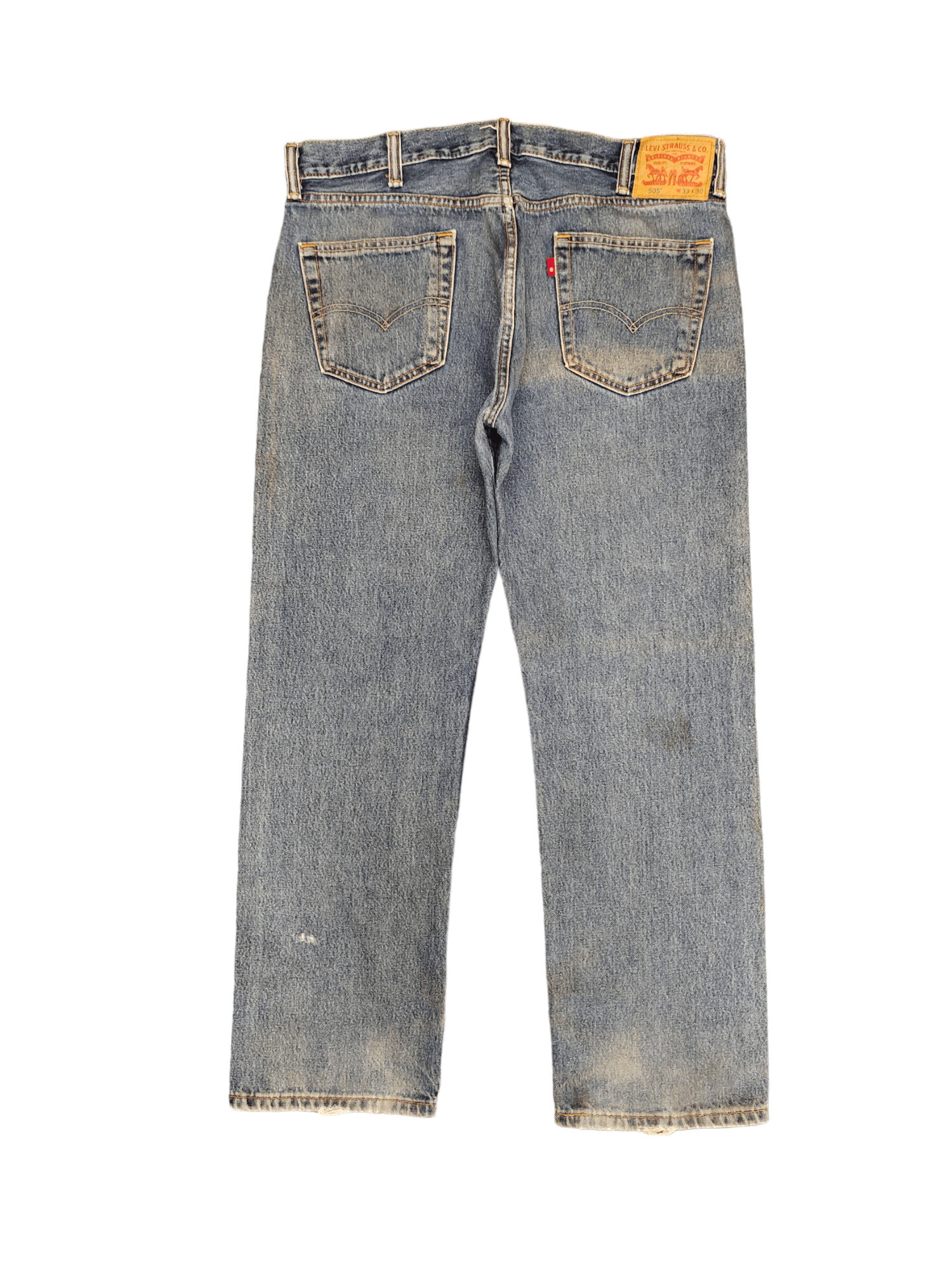 Levi's Vintage Clothing Size 38x29 Vintage Levis 505 Denim Jeans Distressed Size US 38 / EU 54 - 9 Thumbnail