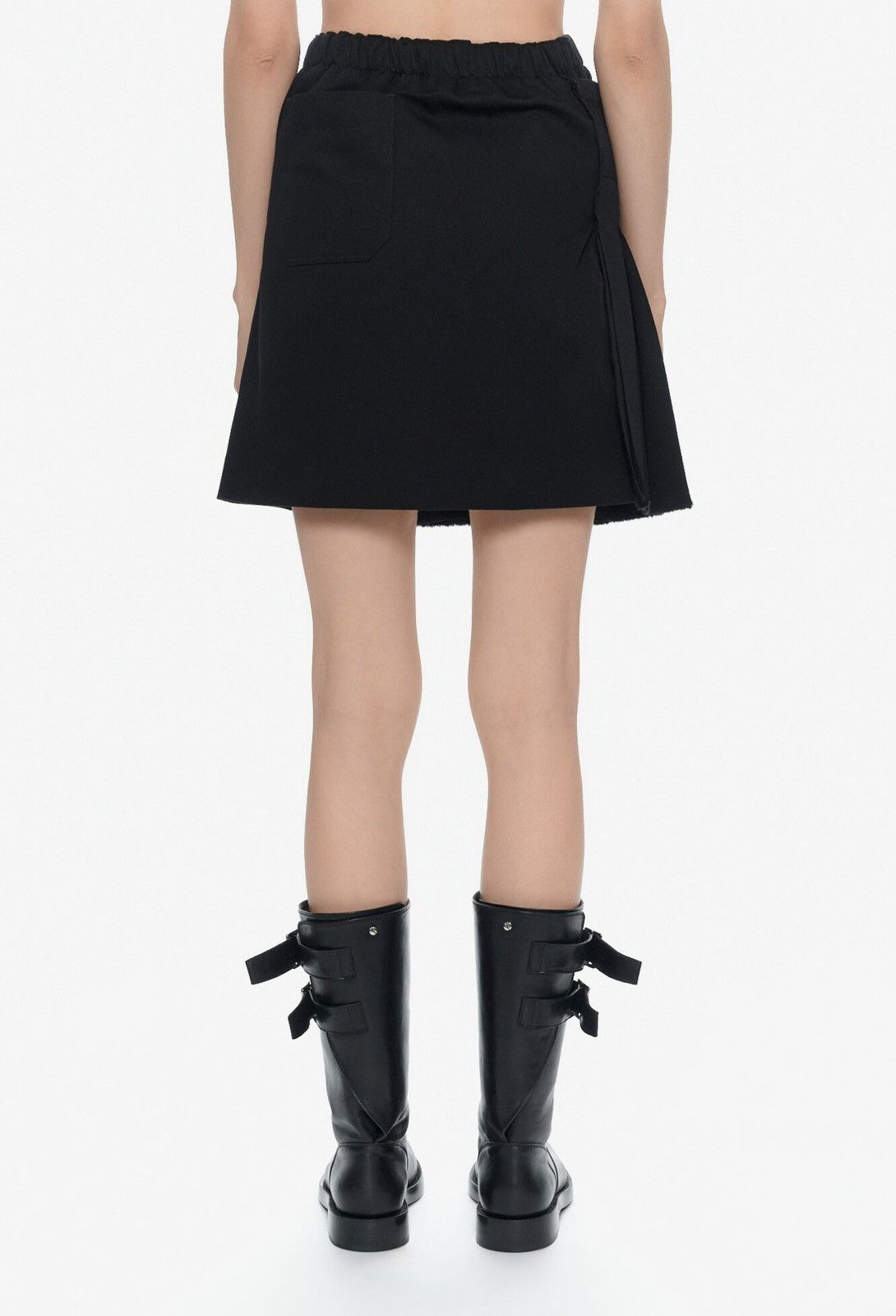 Ann Demeulemeester Last Ann Demeulemeester Ava Apron Black Skirt Size 25" / US 0 / IT 36 - 2 Thumbnail