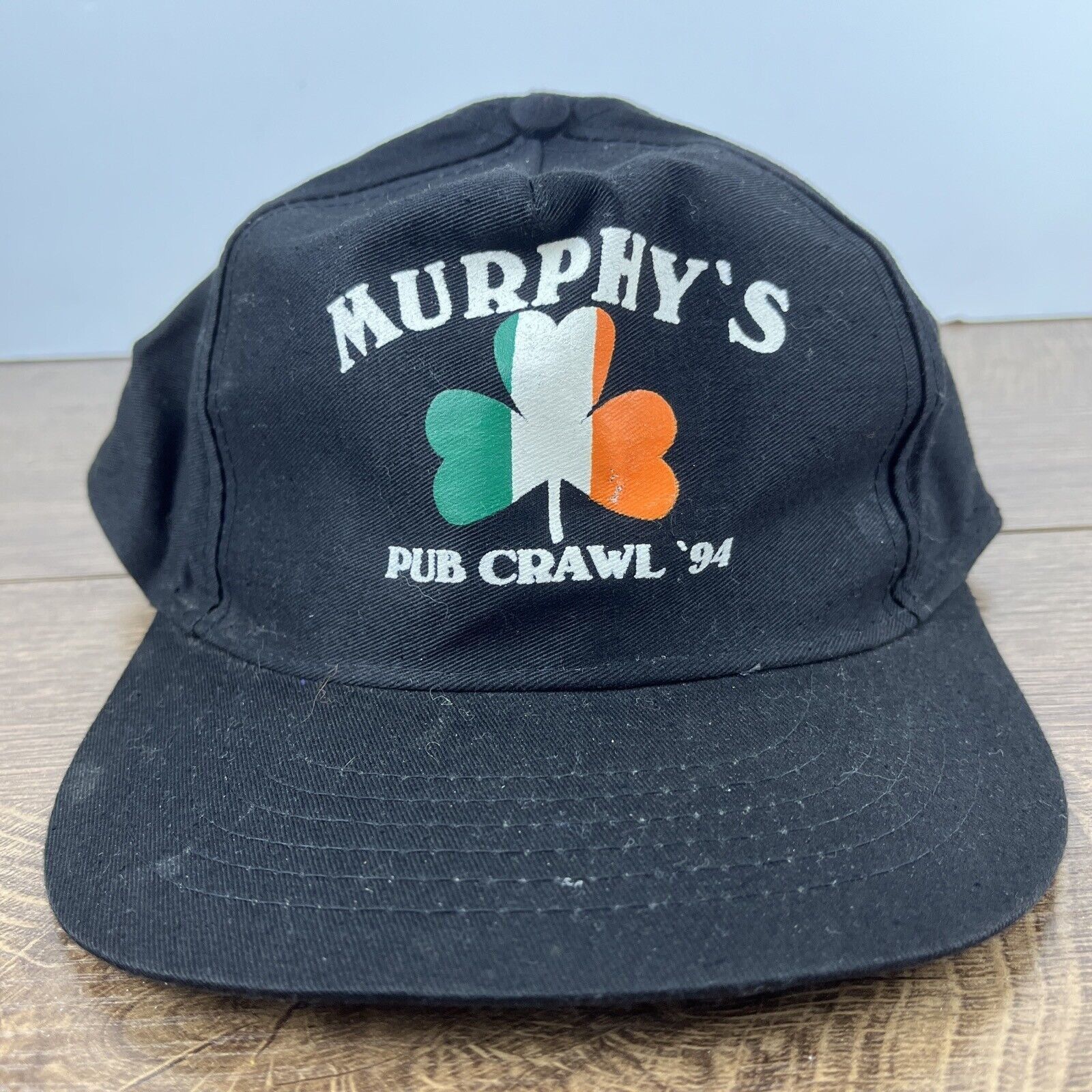 Other Murphys Hat Murphys Pub Crawl 1994 Black Hat Snapback Adjust Size ONE SIZE - 3 Thumbnail