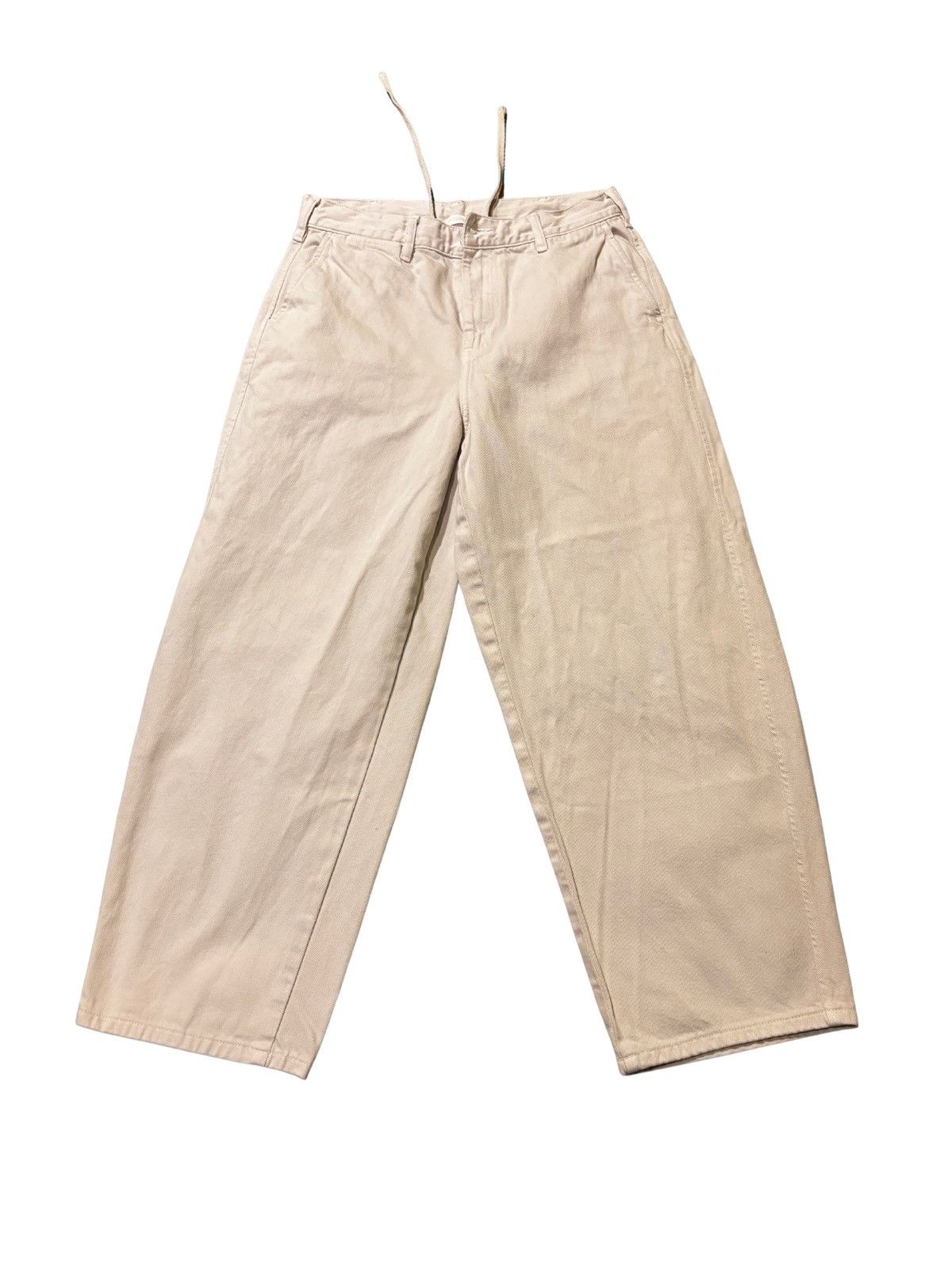 Uniqlo Women’s cream Jeans.wp0302 Size 32" / US 10 / IT 46 - 10 Thumbnail