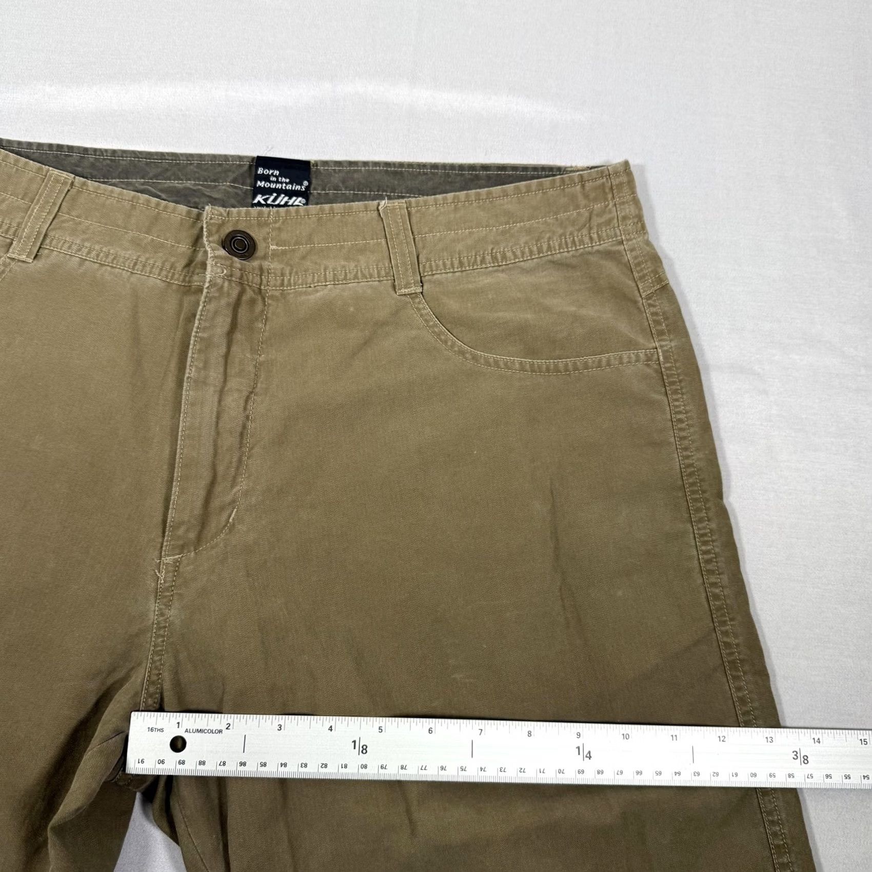 Vintage Kuhl Revolvr Pants Mens 36x32 Brown Straight Fit Lightweight Outdoor Hiking Zipper Fly Cargo Pocket Casual Travel Size US 36 / EU 52 - 7 Thumbnail