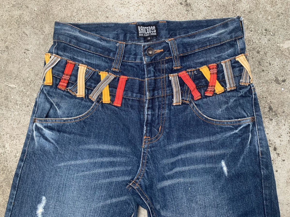 If Six Was Nine × Japanese Brand Barcedos double waist spiral cut flared jeans Size US 30 / EU 46 - 3 Thumbnail