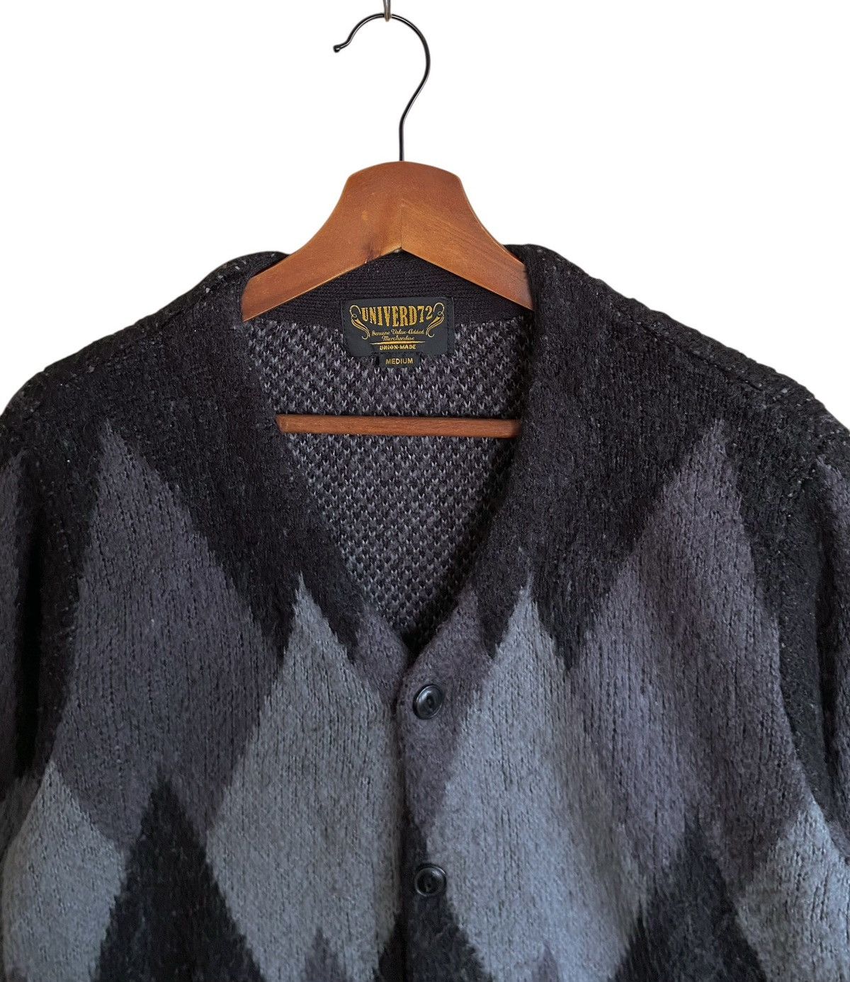 Japanese Brand Rare Vintage Japanese Brand Univerd72 Mohair Cardigan 1990s Size US M / EU 48-50 / 2 - 3 Thumbnail