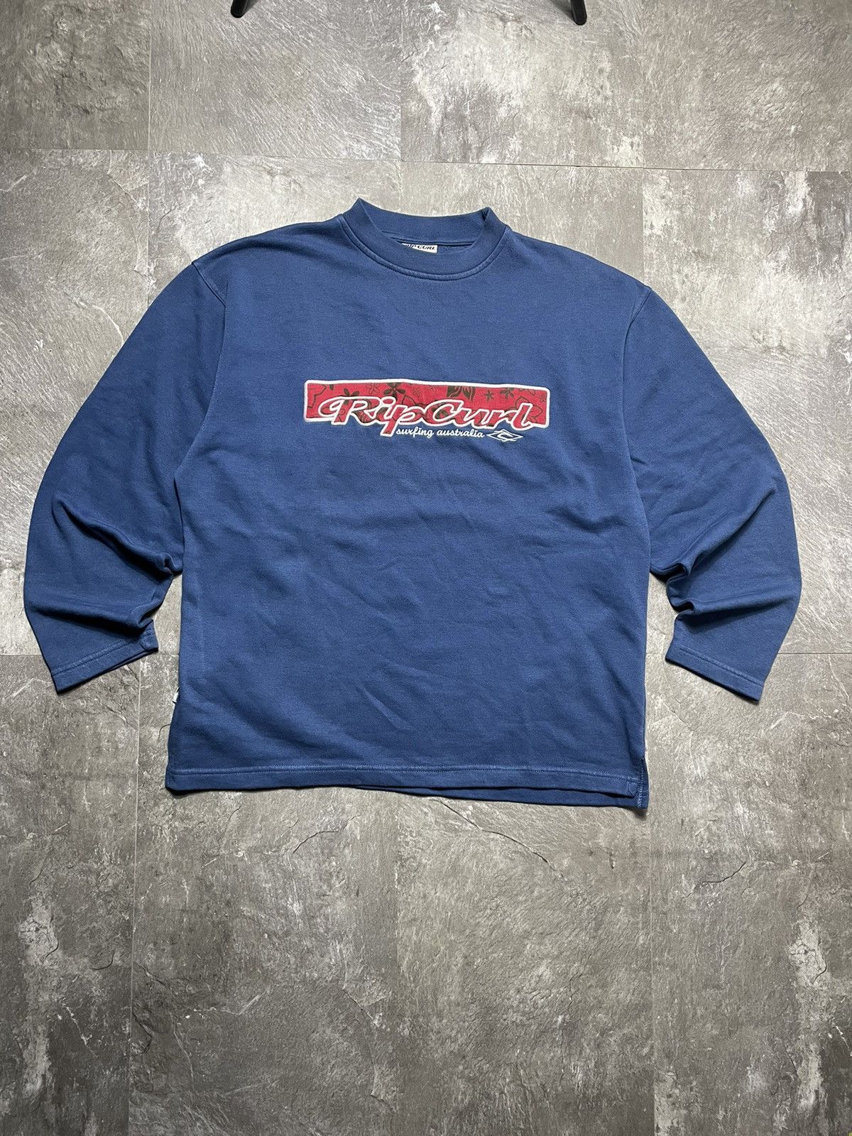Rip Curl Vintage 90s Surf Rip Curl Size XL Logo Crewneck Sweatshirt Size US L / EU 52-54 / 3 - 1 Thumbnail