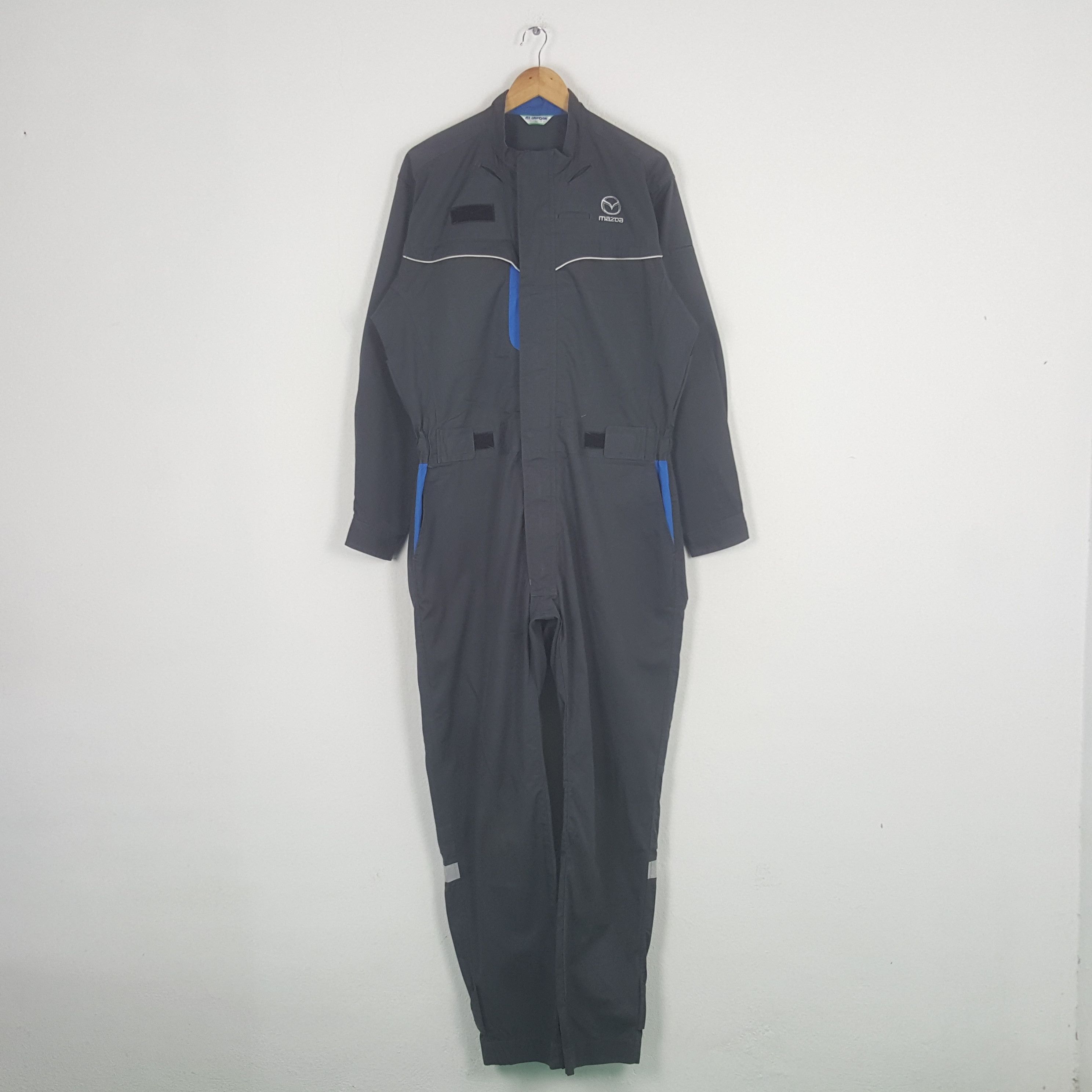 Vintage Vintage Mazda Racing Team Work Coverall Jacket C300N18 Size US M / EU 48-50 / 2 - 4 Thumbnail