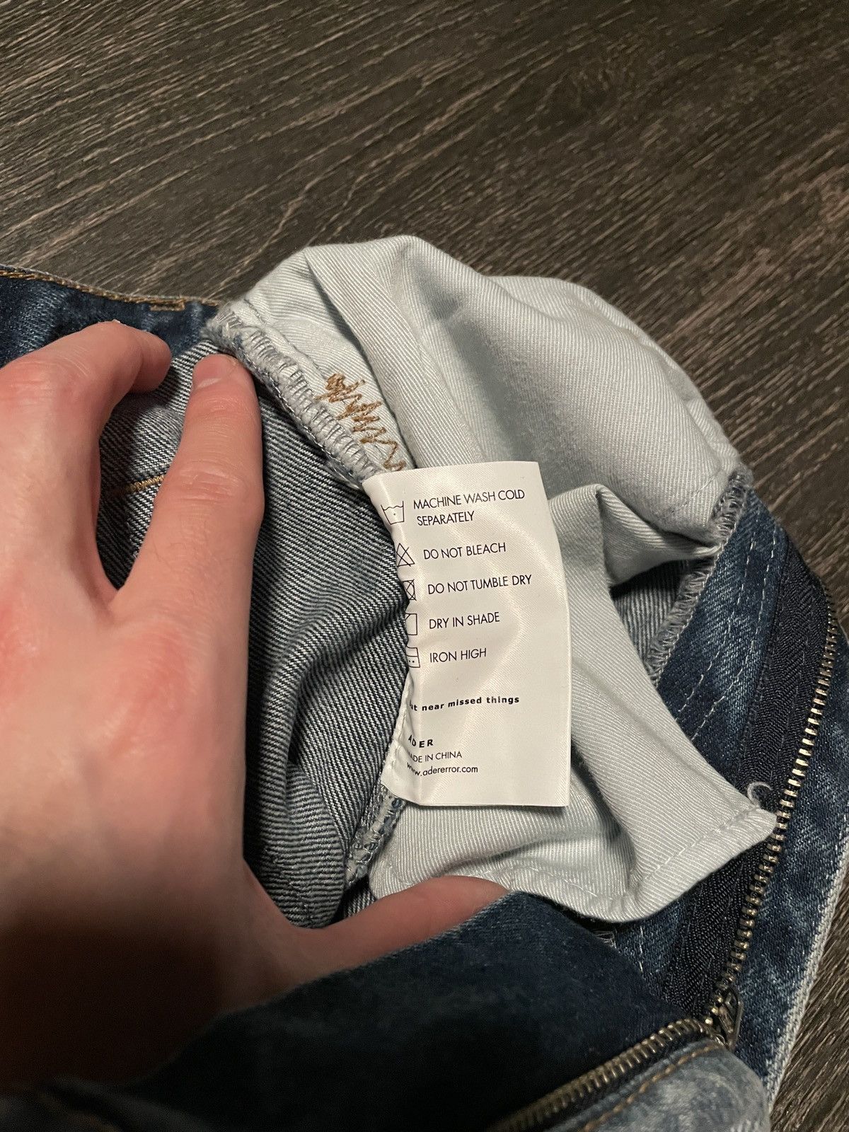 Ader Error Ader Error Blue Montana Denim Jean Size US 28 / EU 44 - 4 Thumbnail