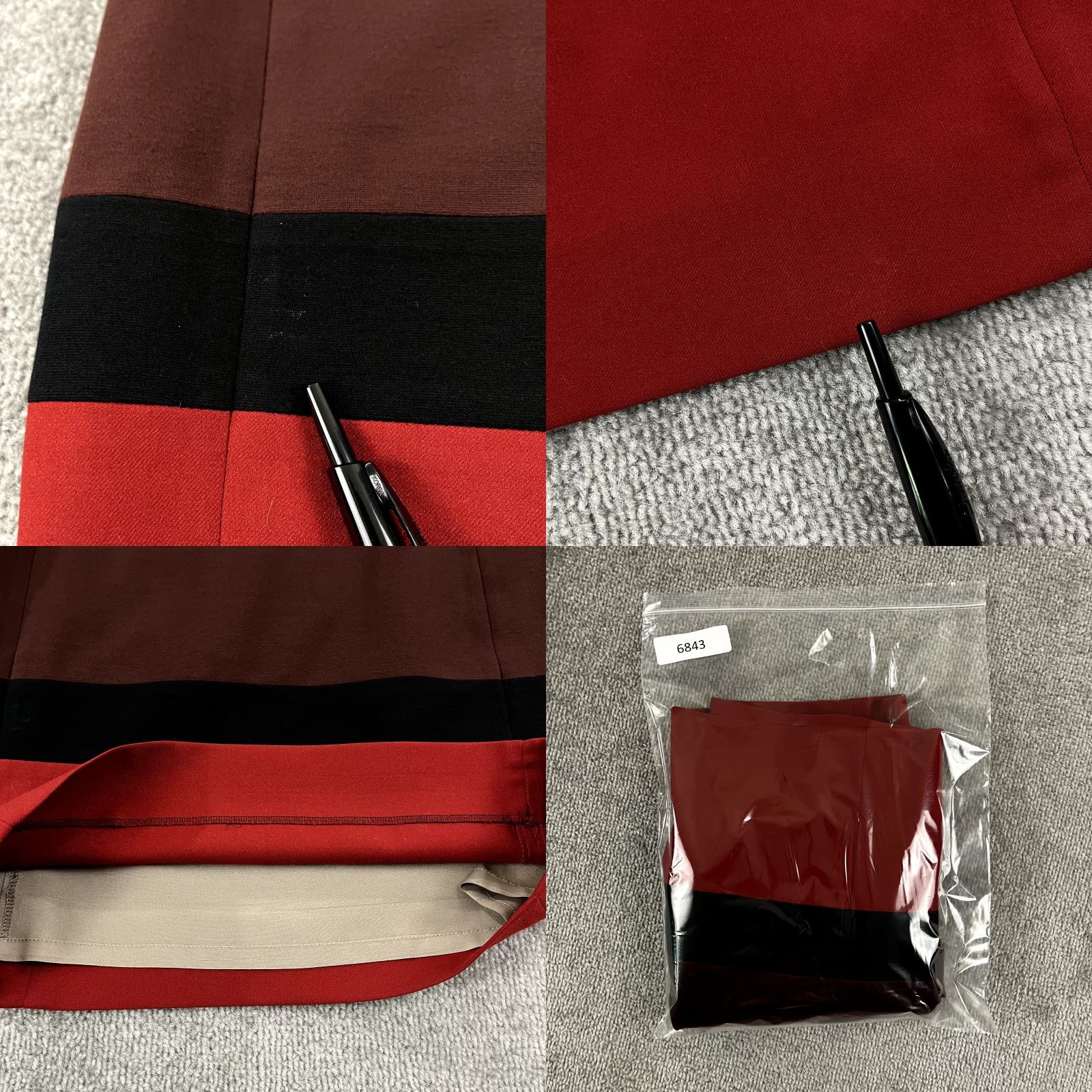 Akris AKRIS PUNTO Dress Womens Size US 6 FR 38 Wool Sheath Color Block Sleeveless Size M / US 6-8 / IT 42-44 - 9 Thumbnail