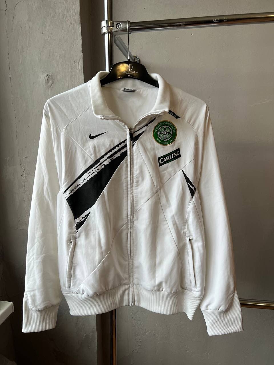 Nike VINTAGE CELTIC FC TRAINING SOCCER FOOTBALL TRACK JACKET M Size US M / EU 48-50 / 2 - 2 Thumbnail