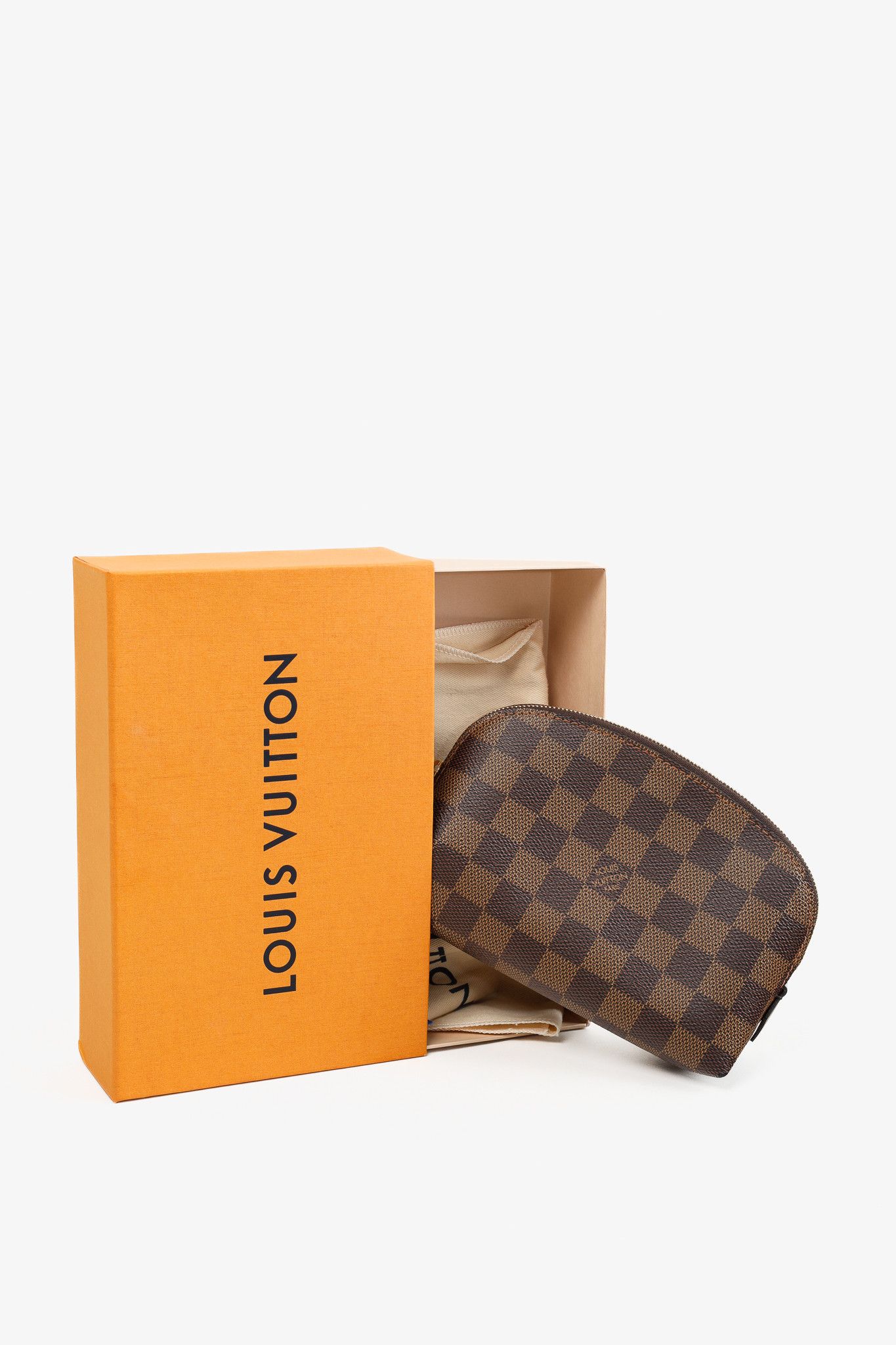 Louis Vuitton Louis Vuitton Brown Damier Ebene Cosmetic Pouch N47516 Size ONE SIZE - 11 Thumbnail