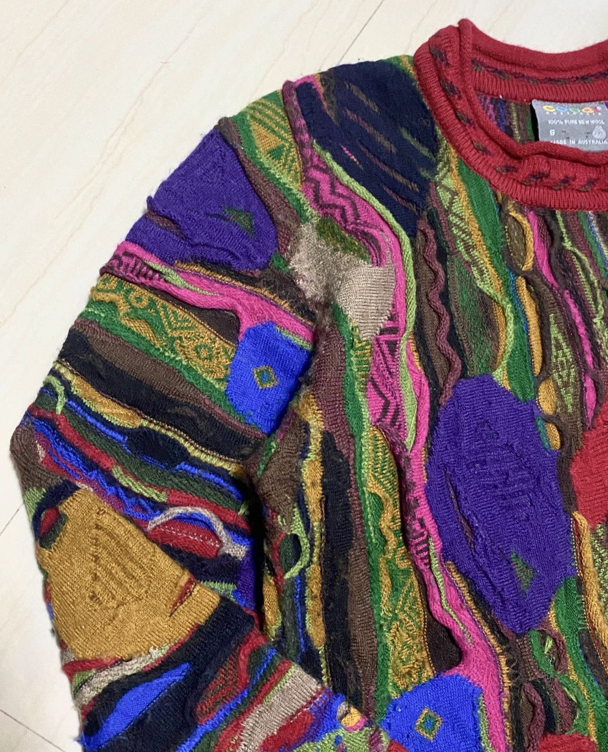 Coogi Coogi - 3D Wool Sweater Size US S / EU 44-46 / 1 - 4 Thumbnail