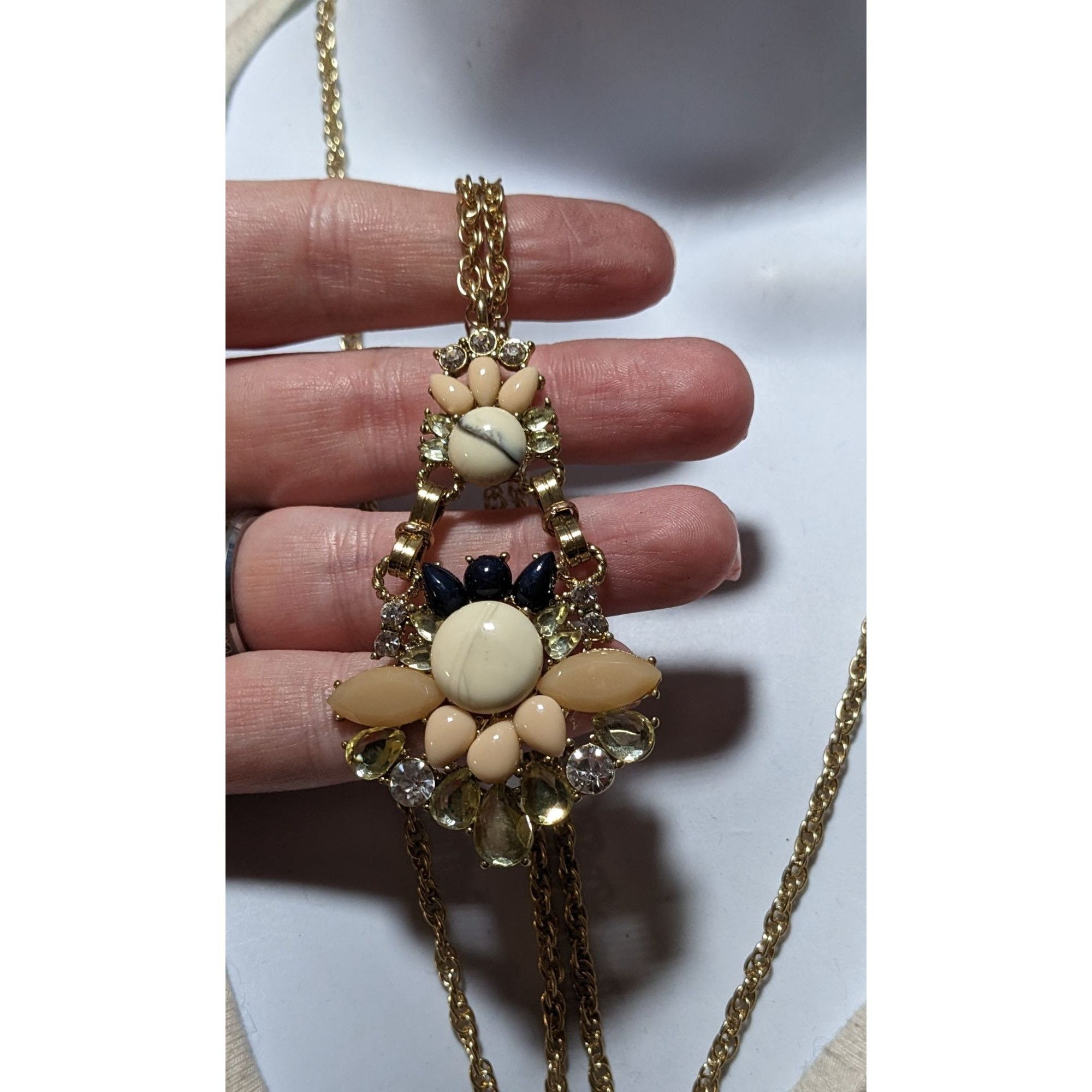 Other Y2K Style Preppy Gemmed Pendant Necklace Size ONE SIZE - 6 Thumbnail