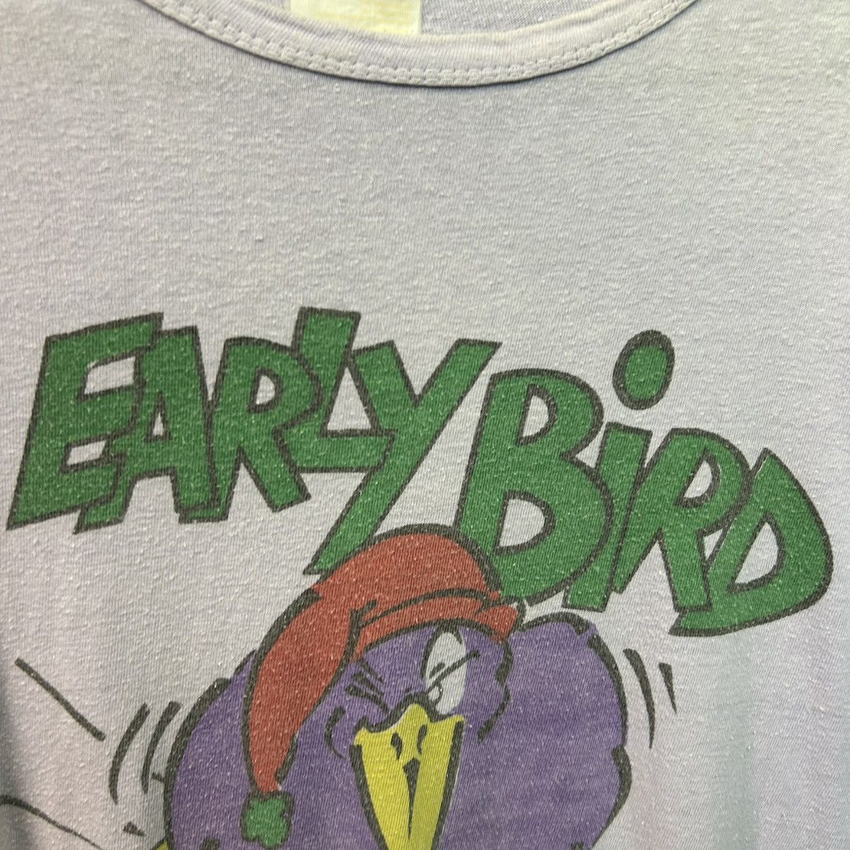 Vintage Vintage Early Bird big logo 90’s graphic cartoon tee size XL Size US XL / EU 56 / 4 - 3 Thumbnail