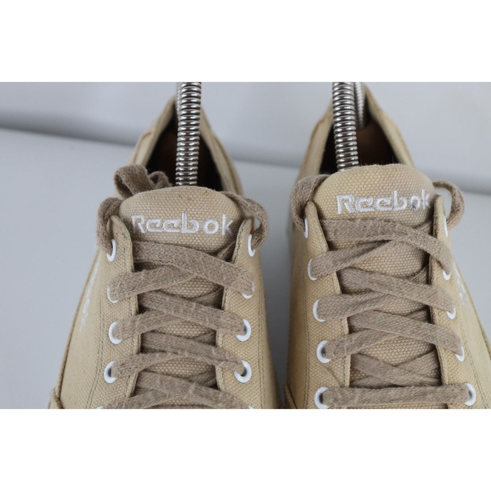 Reebok × Vintage Vintage 90s Reebok Distressed Spell Out Canvas Shoes Size US 7 / IT 37 - 4 Thumbnail