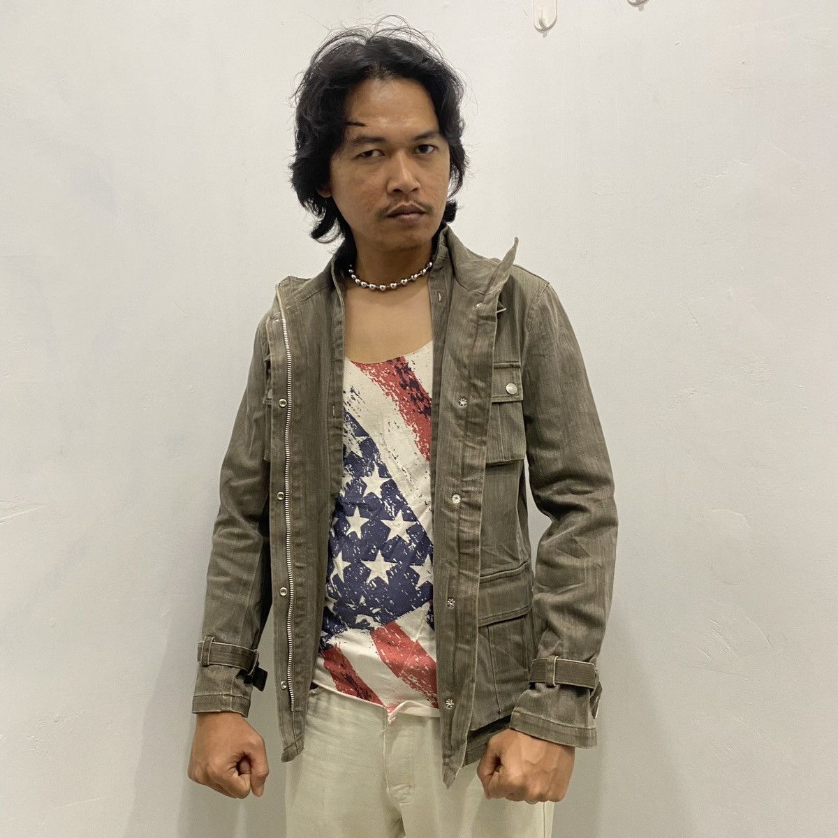 MCM × Vintage VINTAGE MCM JAPAN SERIES DENIM PARKAS JACKET Size M / US 6-8 / IT 42-44 - 2 Thumbnail