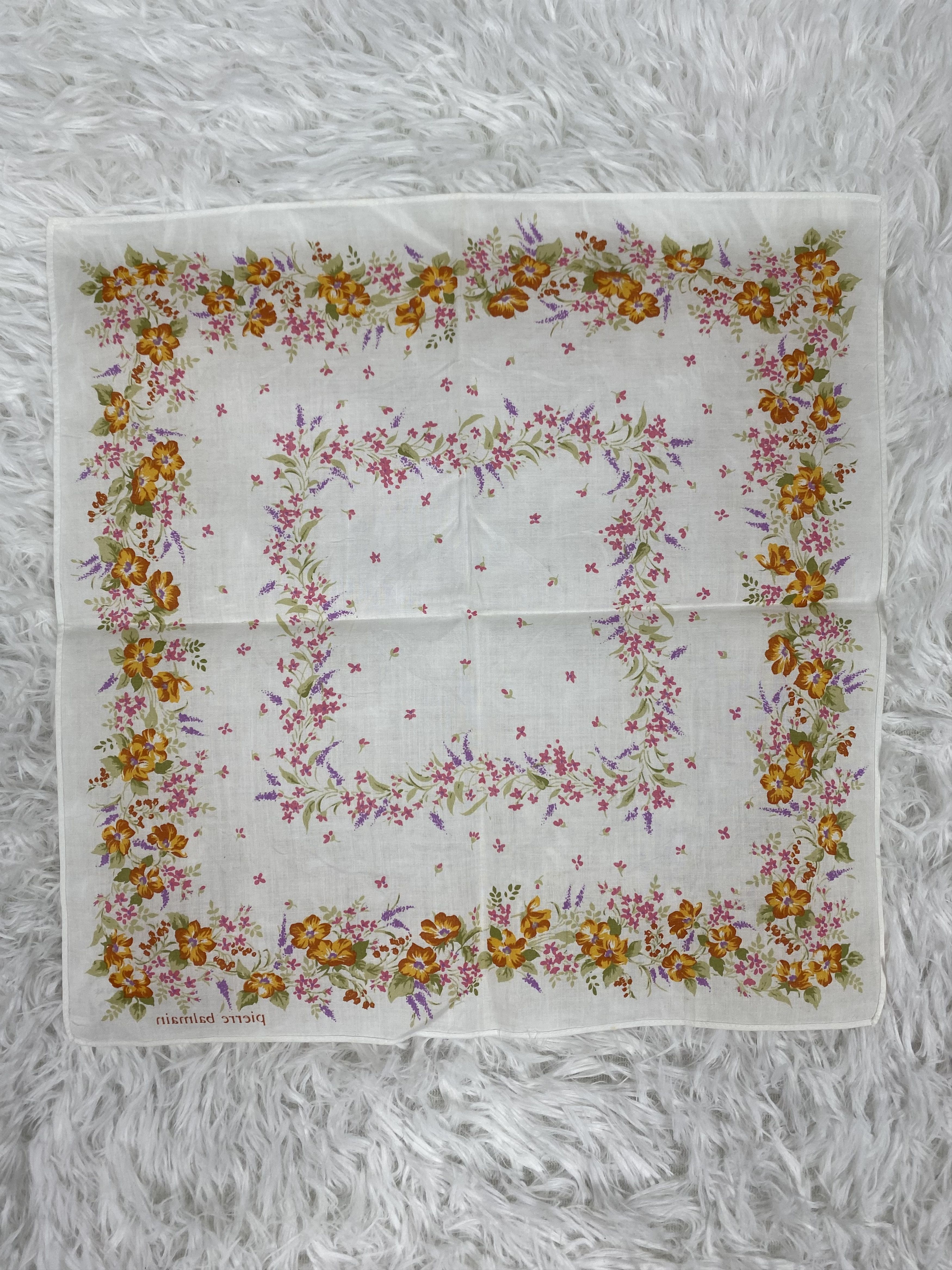 Pierre Balmain Vintage Pierre Balmain Handkerchief Neckerchief PH0325 Size ONE SIZE - 4 Thumbnail