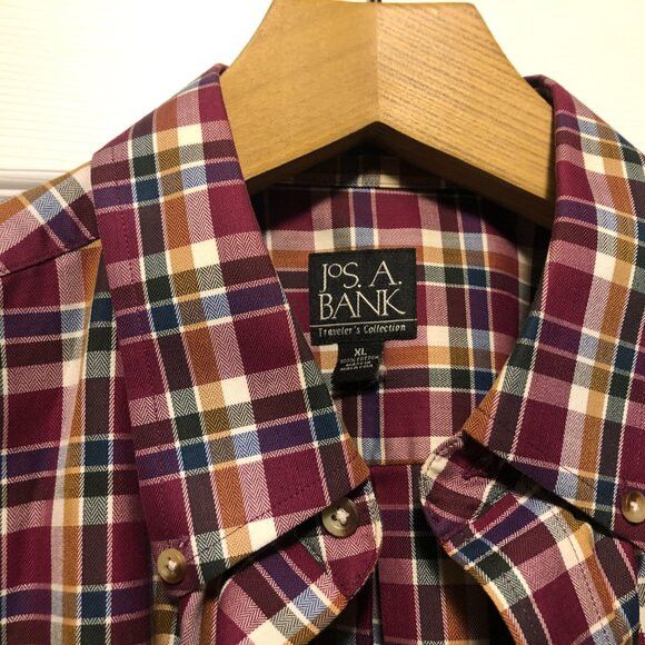 Jos. A. Bank jos.a.bank men's new 100%cotton casual shirt size: XL Size US XL / EU 56 / 4 - 3 Thumbnail