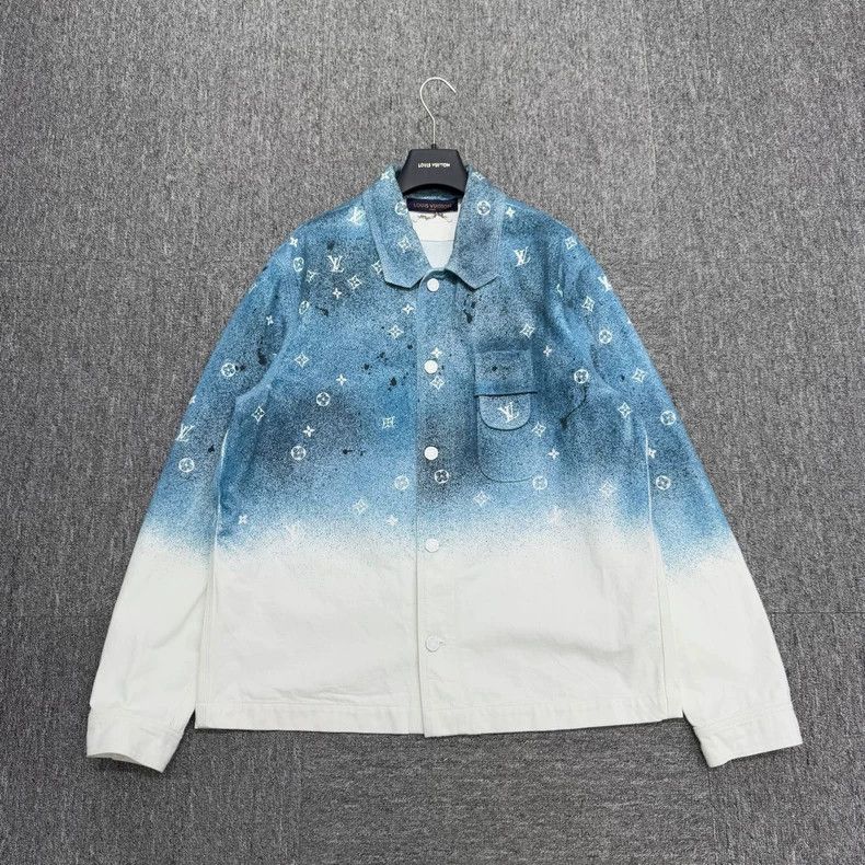 Louis Vuitton Gradient Denim Jacket XL Size