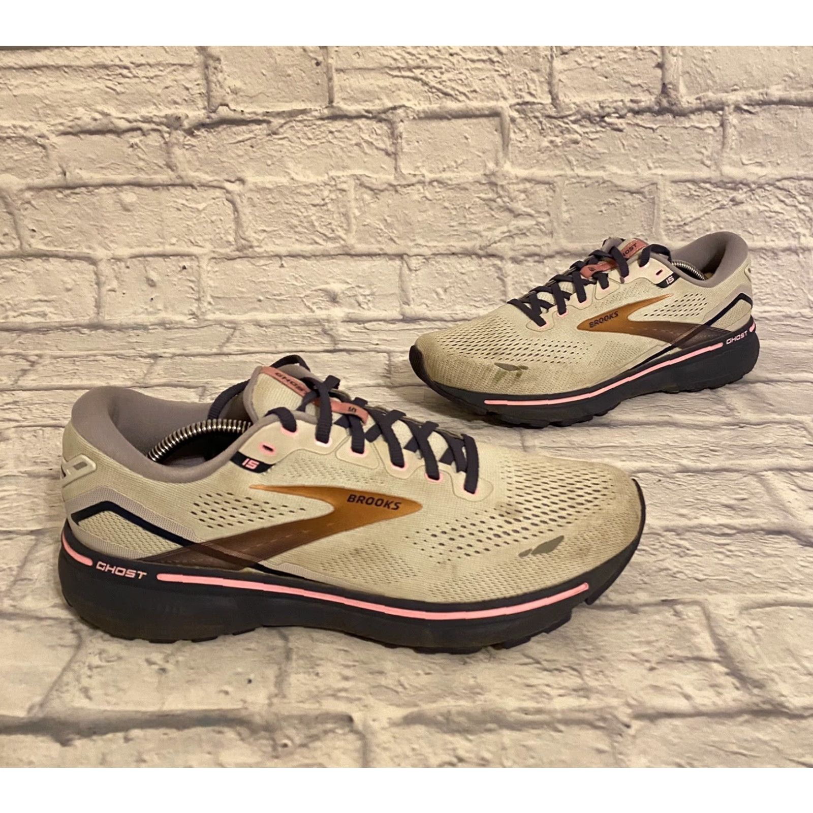 Brooks Brooks Running Ghost 15 Pink Copper Athletic Sneakers Women’s Sz 11 1203801B492 Size US 11 / IT 41 - 2 Thumbnail