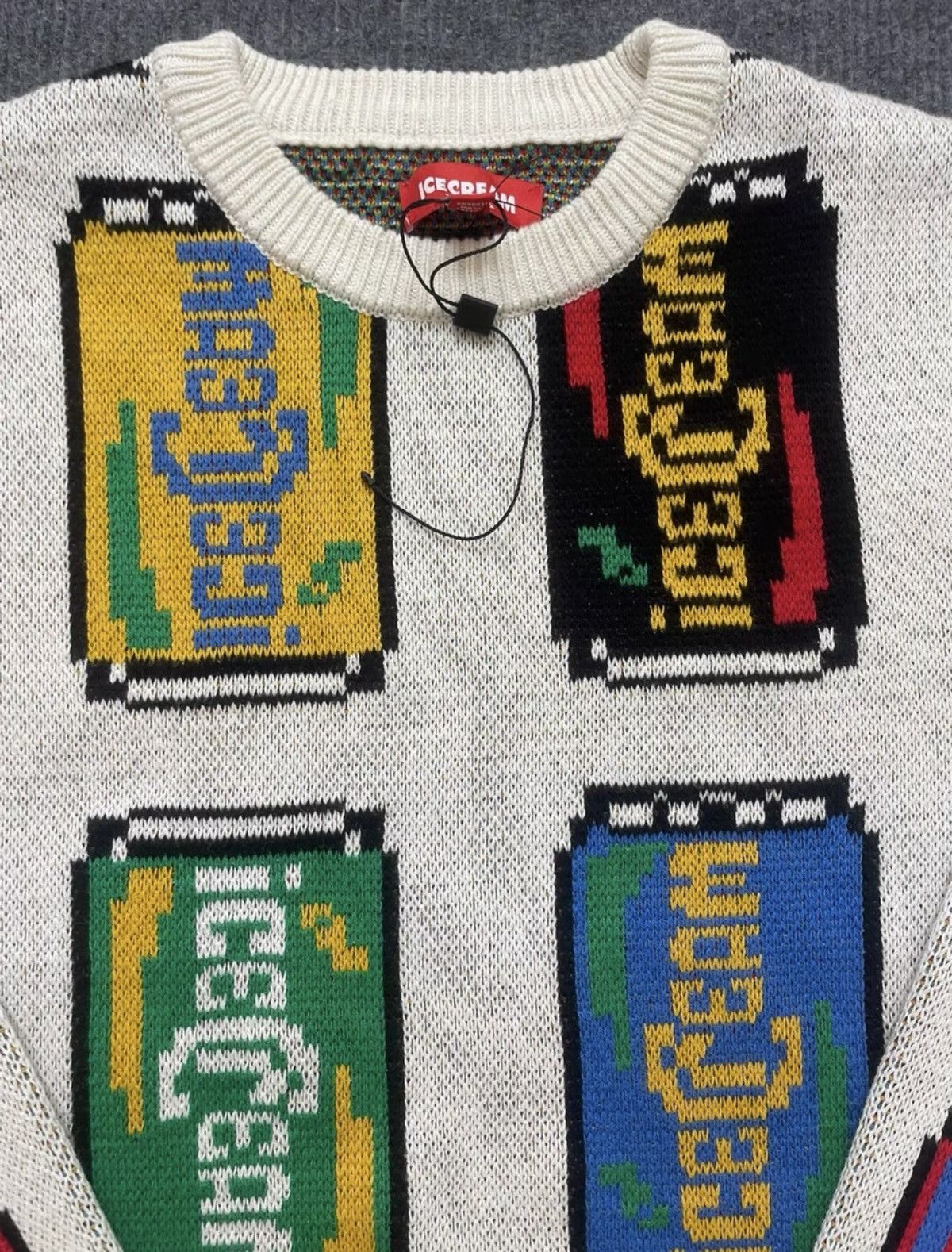 Billionaire Boys Club BBC ICECREAM Coca-Cola Pattern Knit Sweater Size US L / EU 52-54 / 3 - 6 Thumbnail
